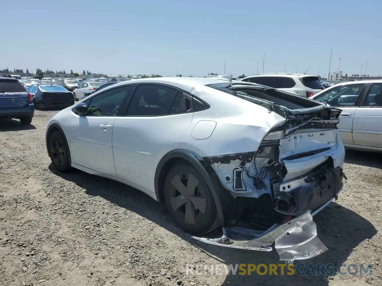 2 Photograph of a damaged car JTDACAAU6P3001018 TOYOTA PRIUS 2023