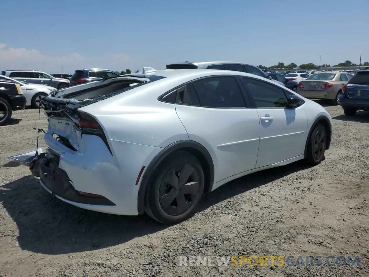 3 Photograph of a damaged car JTDACAAU6P3001018 TOYOTA PRIUS 2023