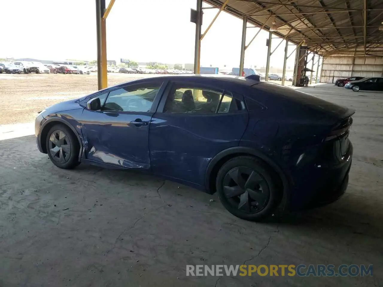 2 Photograph of a damaged car JTDACAAU6P3007725 TOYOTA PRIUS 2023