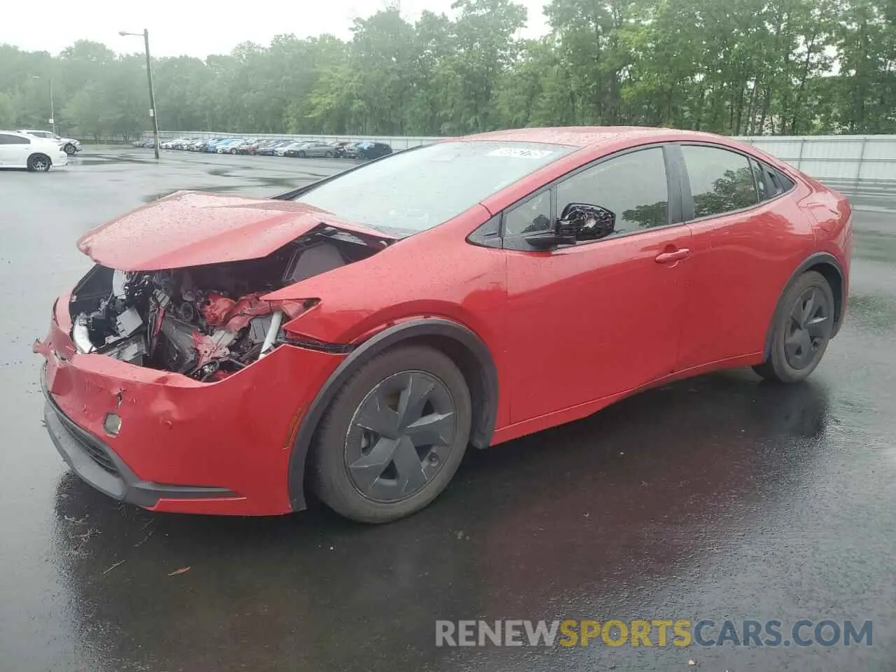 1 Photograph of a damaged car JTDACAAU7P3002906 TOYOTA PRIUS 2023