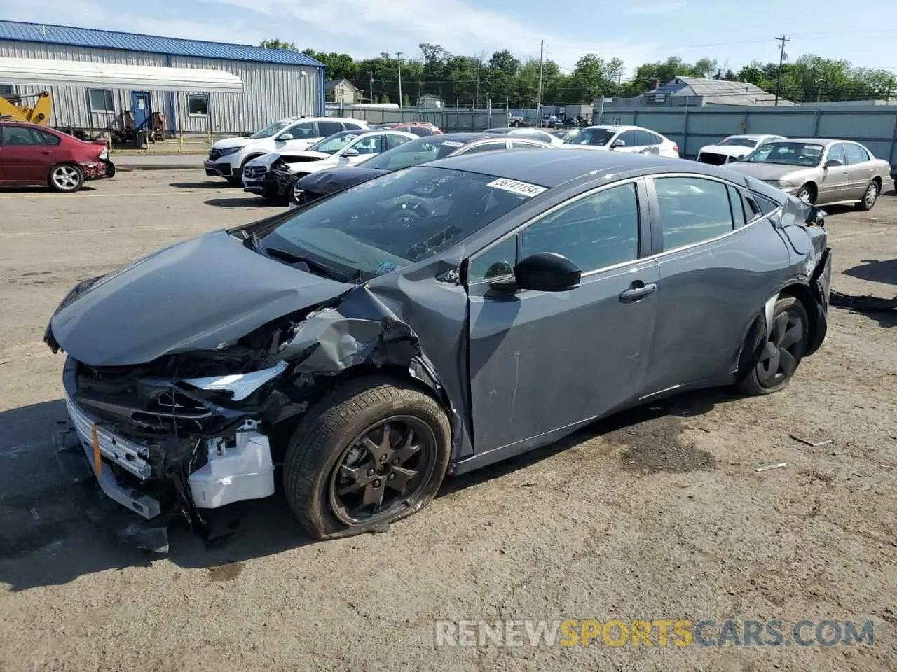 1 Photograph of a damaged car JTDACAAU7P3003179 TOYOTA PRIUS 2023