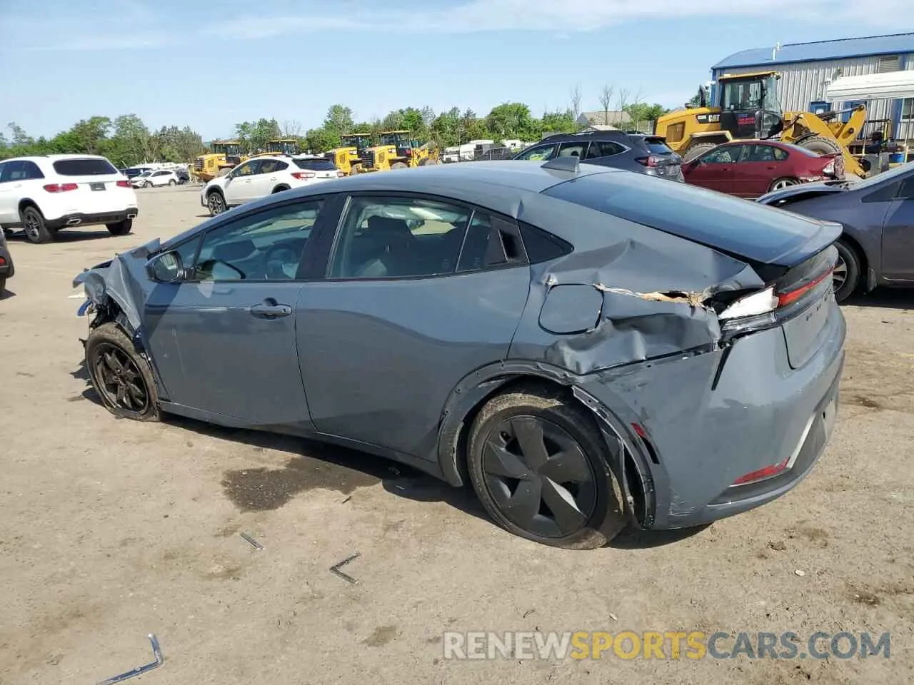 2 Photograph of a damaged car JTDACAAU7P3003179 TOYOTA PRIUS 2023
