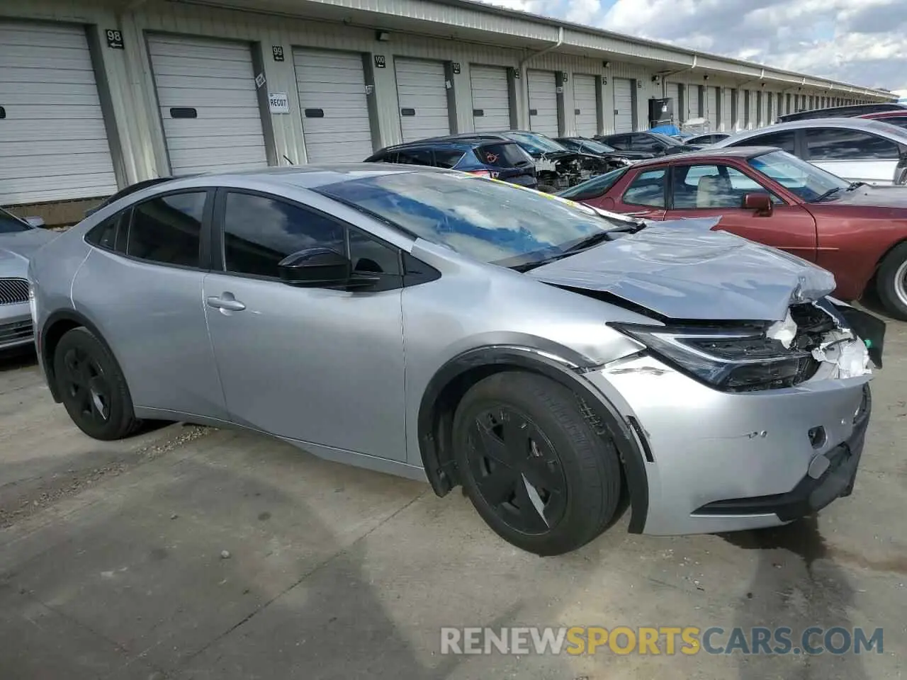 4 Photograph of a damaged car JTDACAAU7P3008950 TOYOTA PRIUS 2023