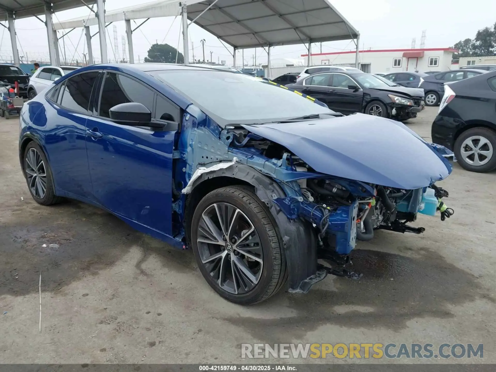 1 Photograph of a damaged car JTDACAAU8P3002445 TOYOTA PRIUS 2023