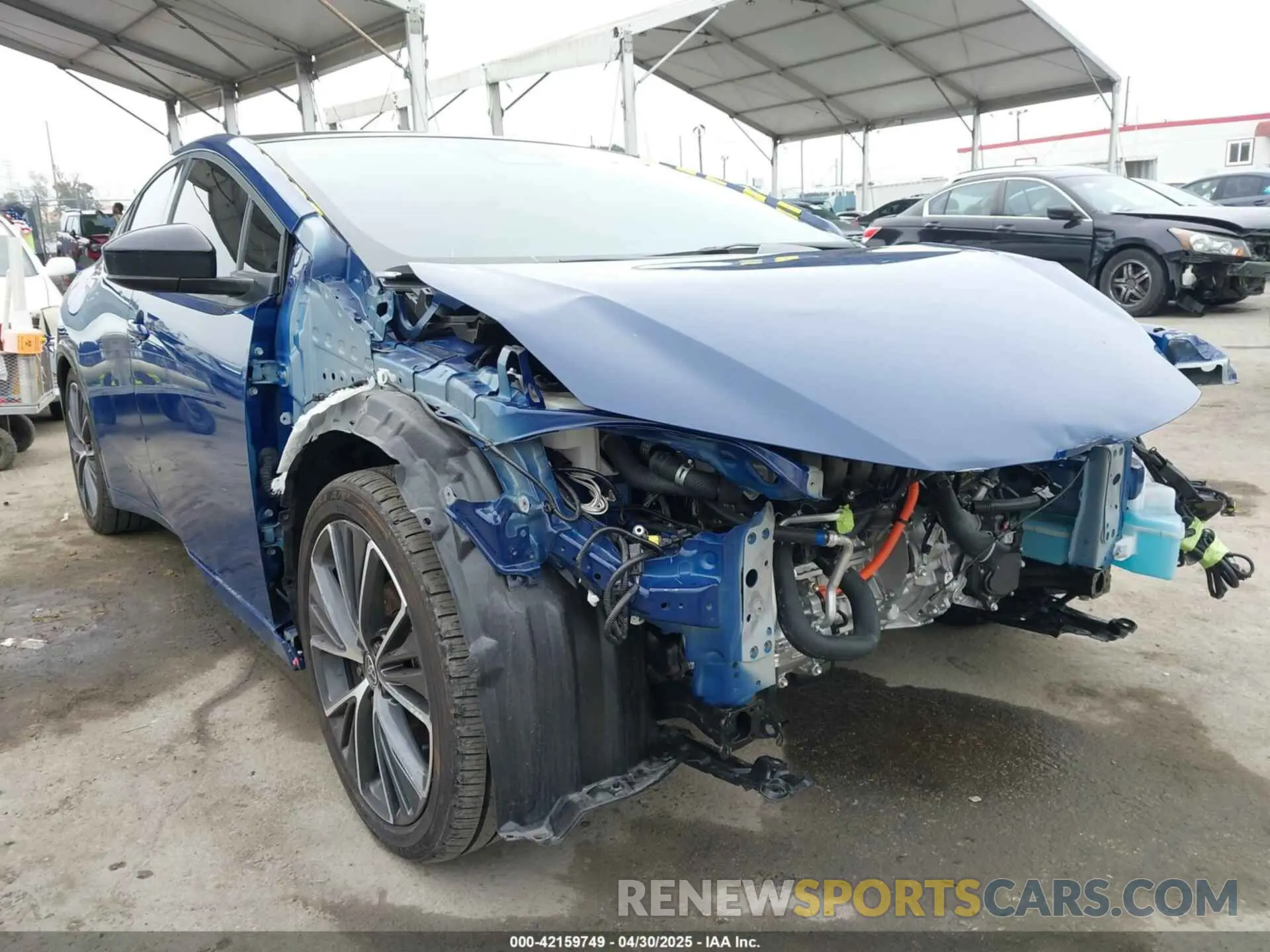 6 Photograph of a damaged car JTDACAAU8P3002445 TOYOTA PRIUS 2023