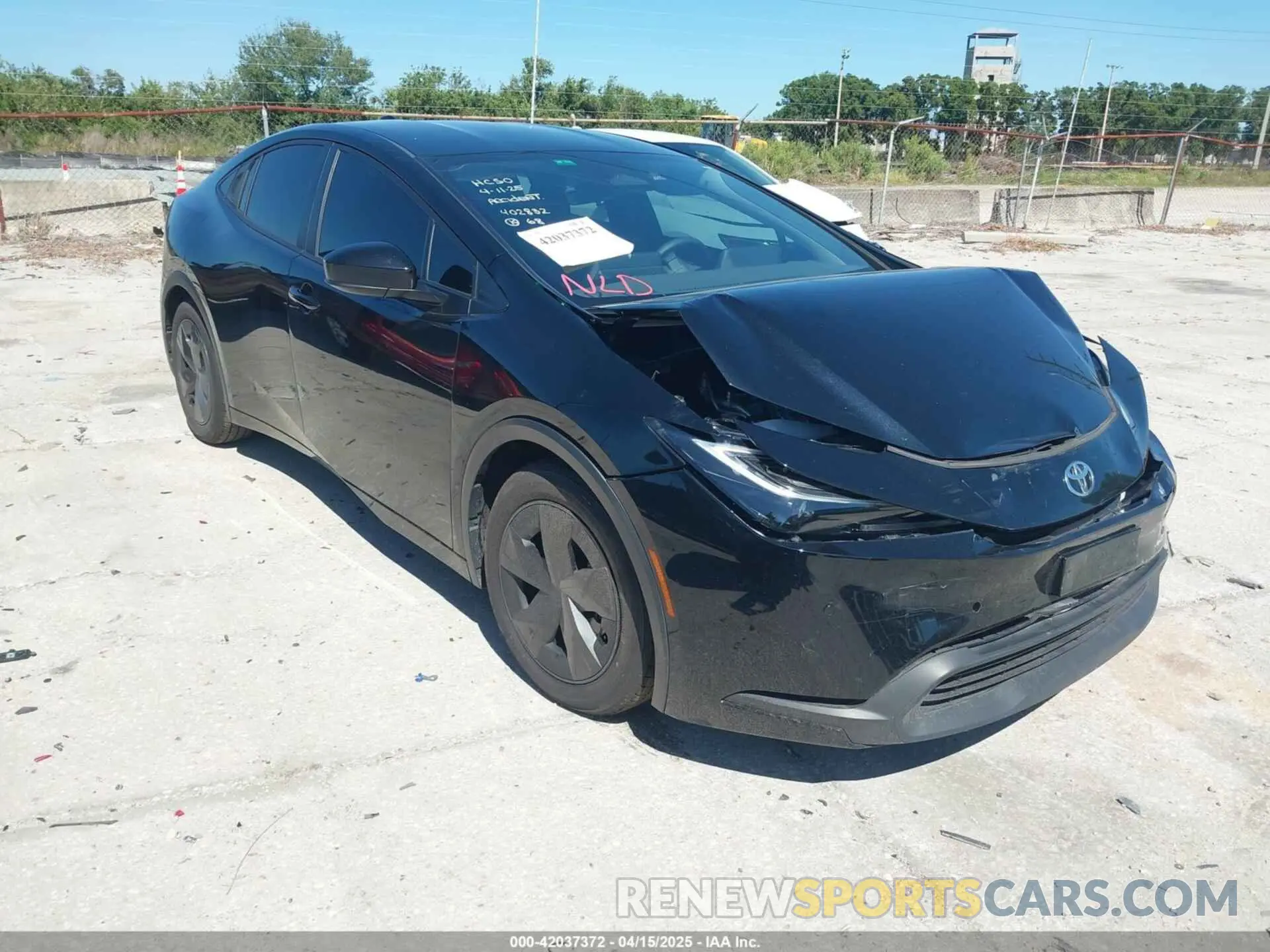 1 Photograph of a damaged car JTDACAAU9P3007704 TOYOTA PRIUS 2023