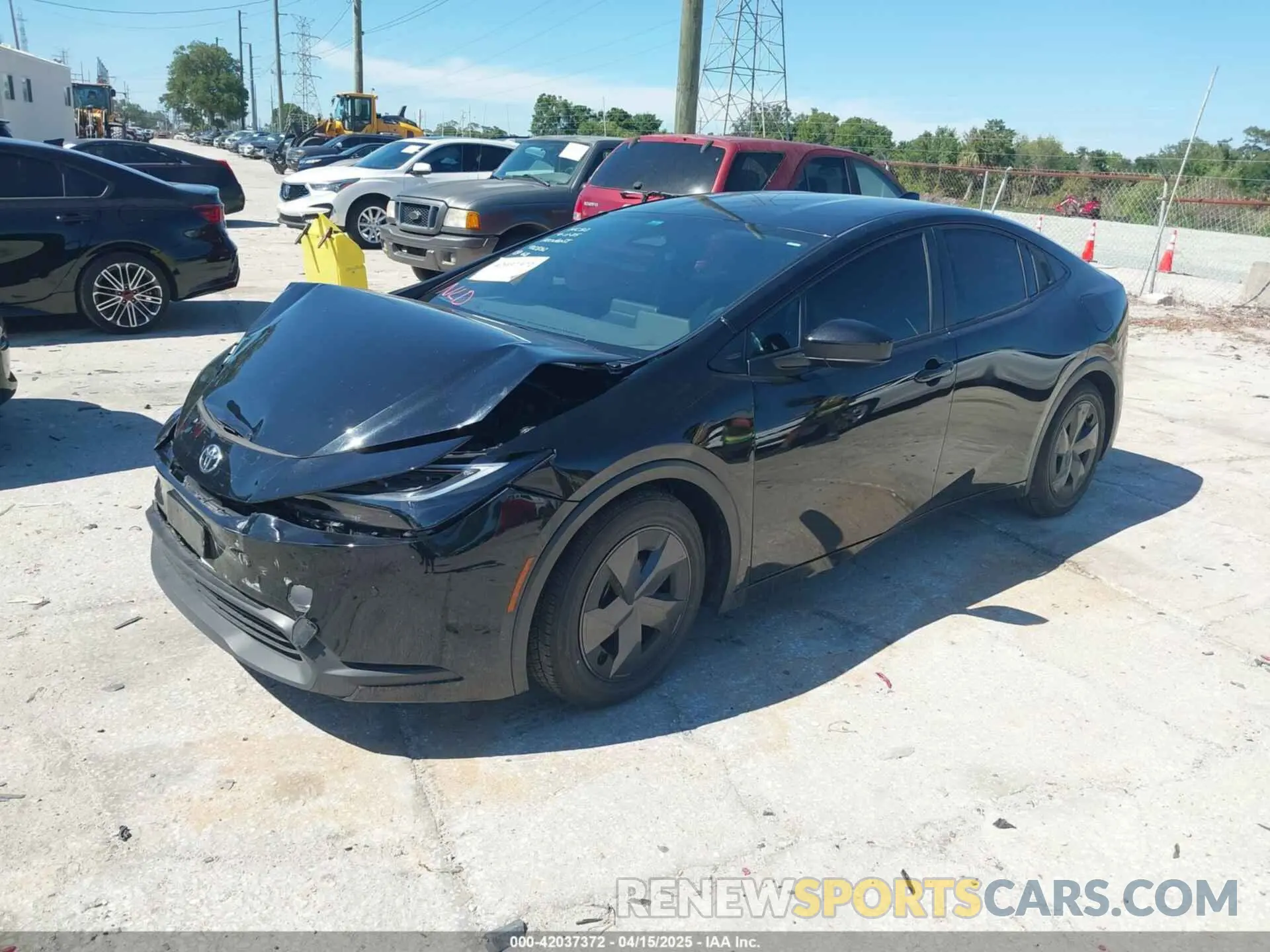 2 Photograph of a damaged car JTDACAAU9P3007704 TOYOTA PRIUS 2023