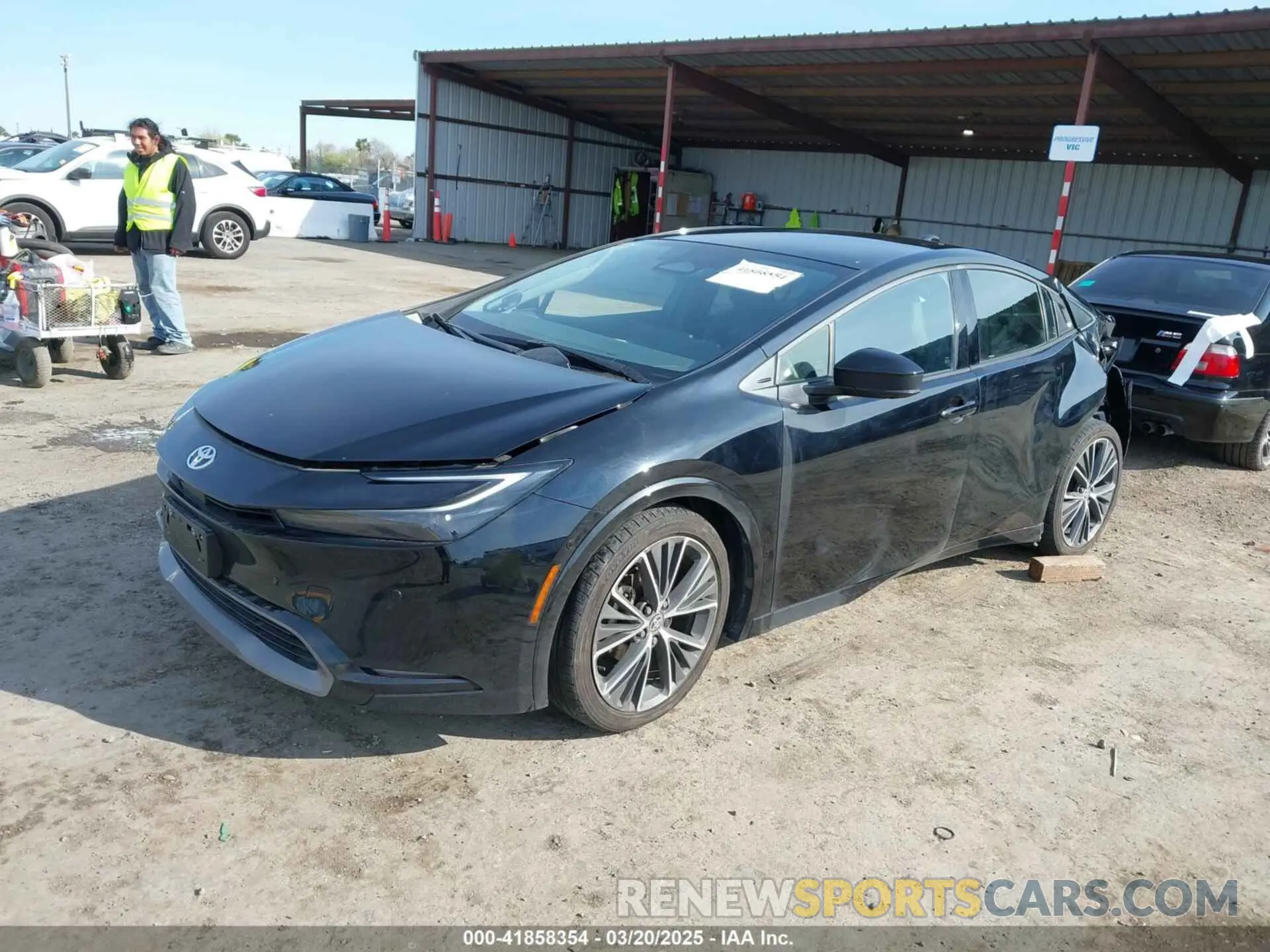 2 Photograph of a damaged car JTDACAAU9P3013616 TOYOTA PRIUS 2023