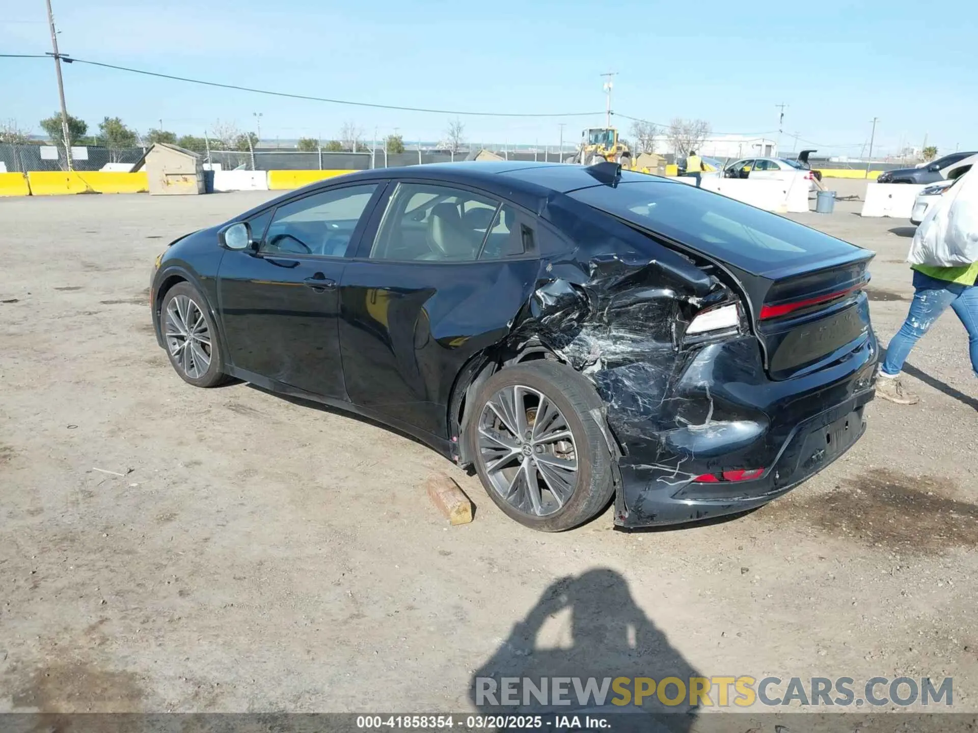 3 Photograph of a damaged car JTDACAAU9P3013616 TOYOTA PRIUS 2023