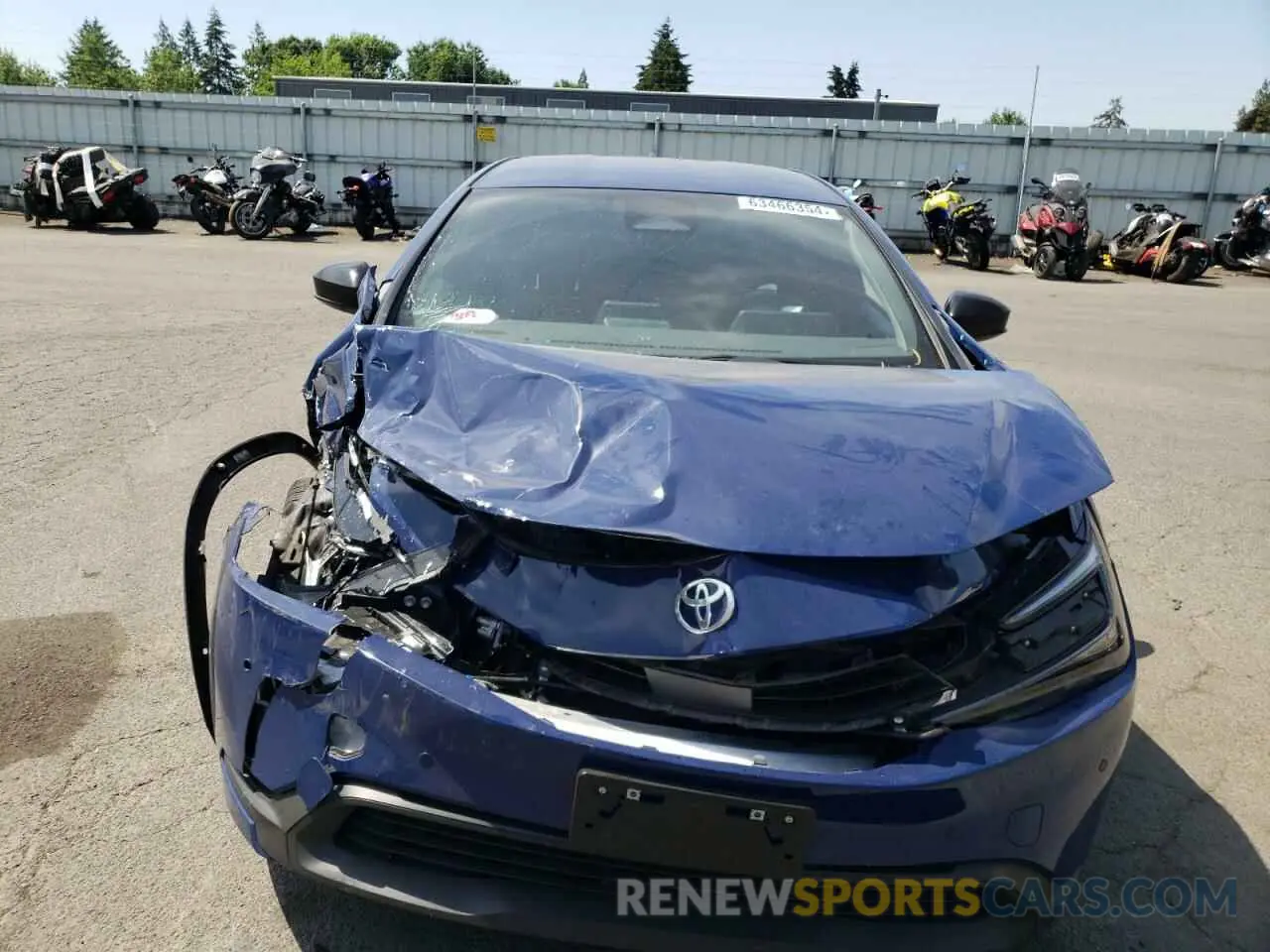 5 Photograph of a damaged car JTDACAAUXP3002589 TOYOTA PRIUS 2023