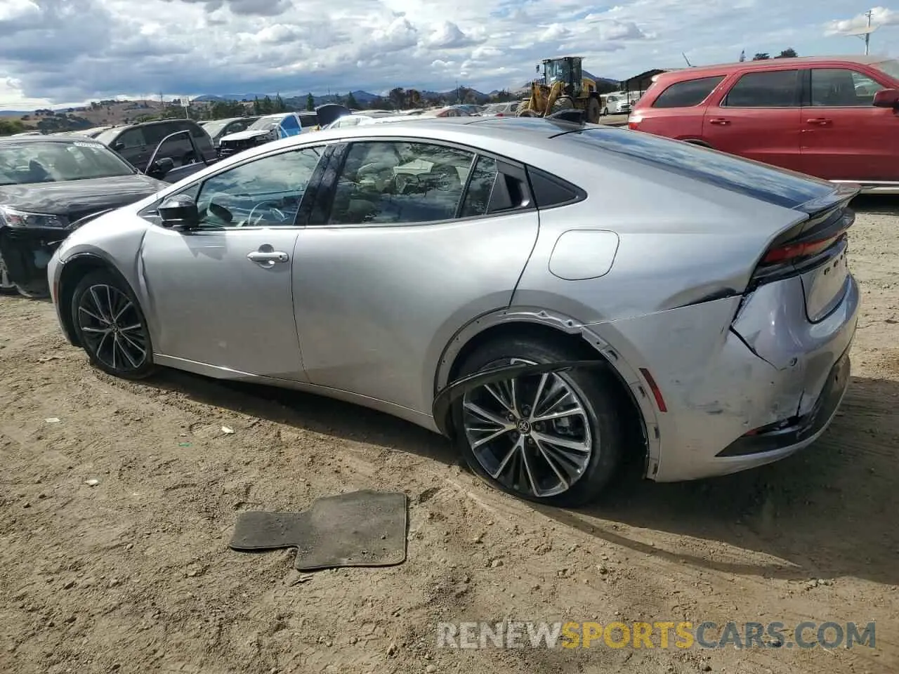 2 Photograph of a damaged car JTDACAAUXP3004147 TOYOTA PRIUS 2023