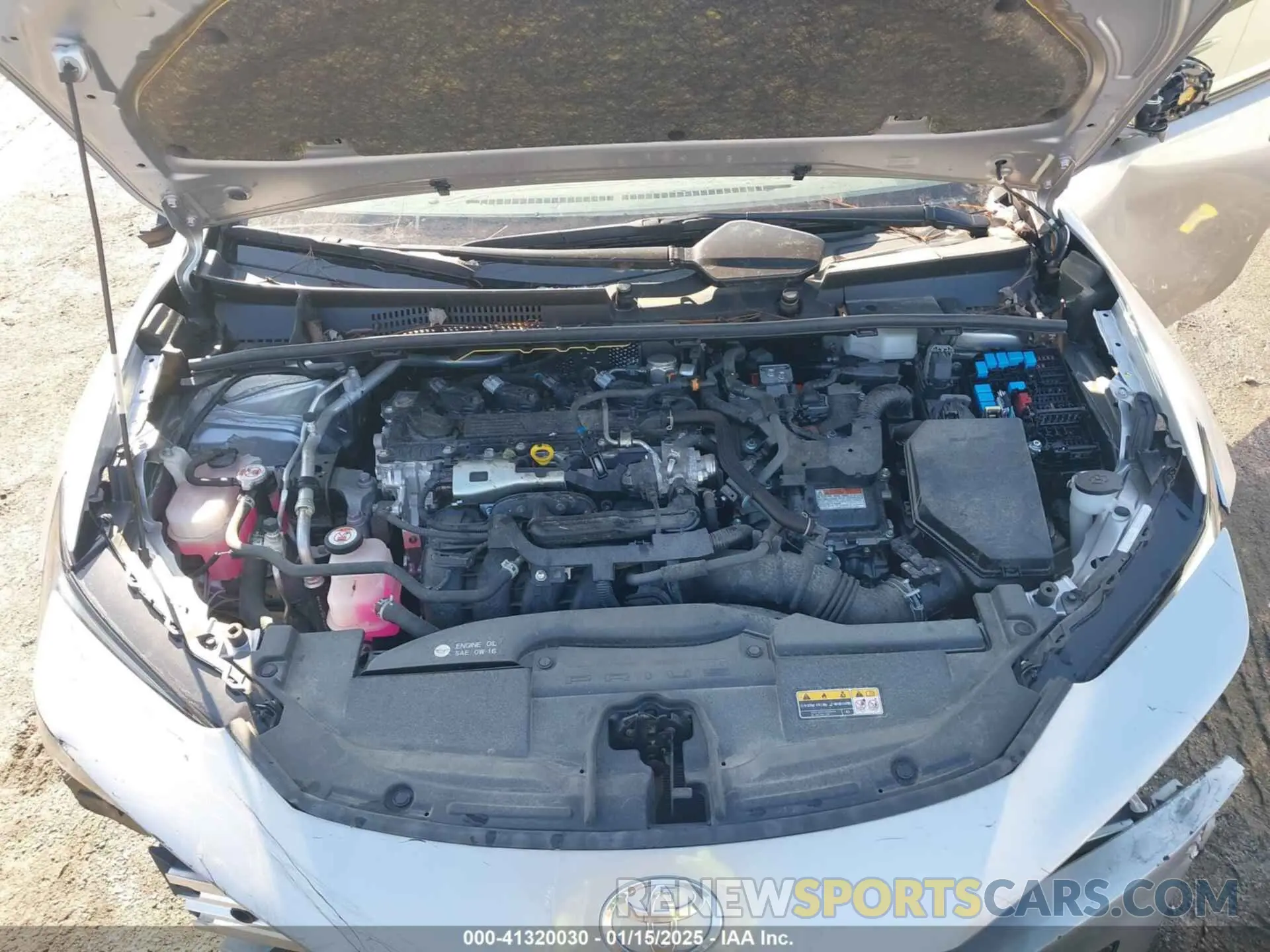 10 Photograph of a damaged car JTDACAAUXP3005380 TOYOTA PRIUS 2023