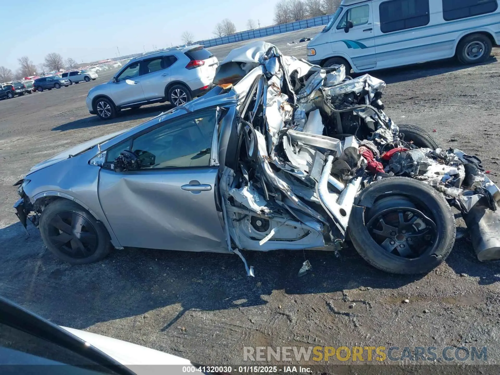 13 Photograph of a damaged car JTDACAAUXP3005380 TOYOTA PRIUS 2023