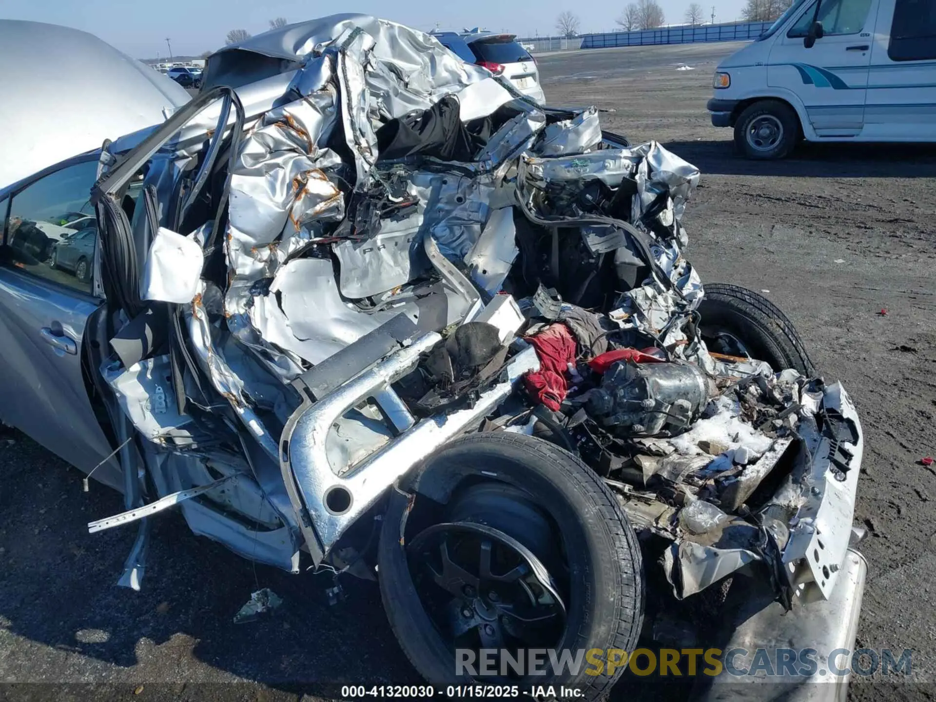 16 Photograph of a damaged car JTDACAAUXP3005380 TOYOTA PRIUS 2023