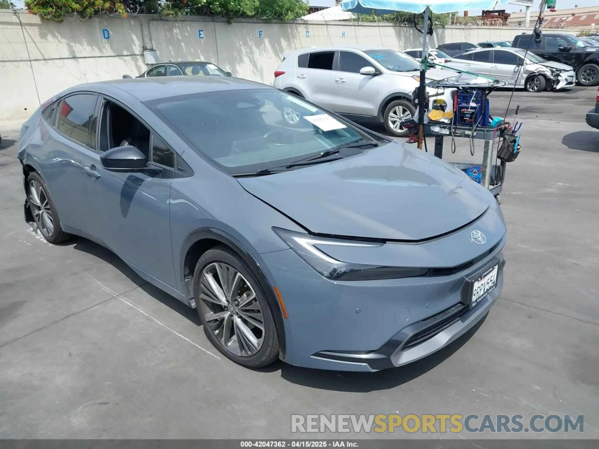 1 Photograph of a damaged car JTDACAAUXP3006206 TOYOTA PRIUS 2023