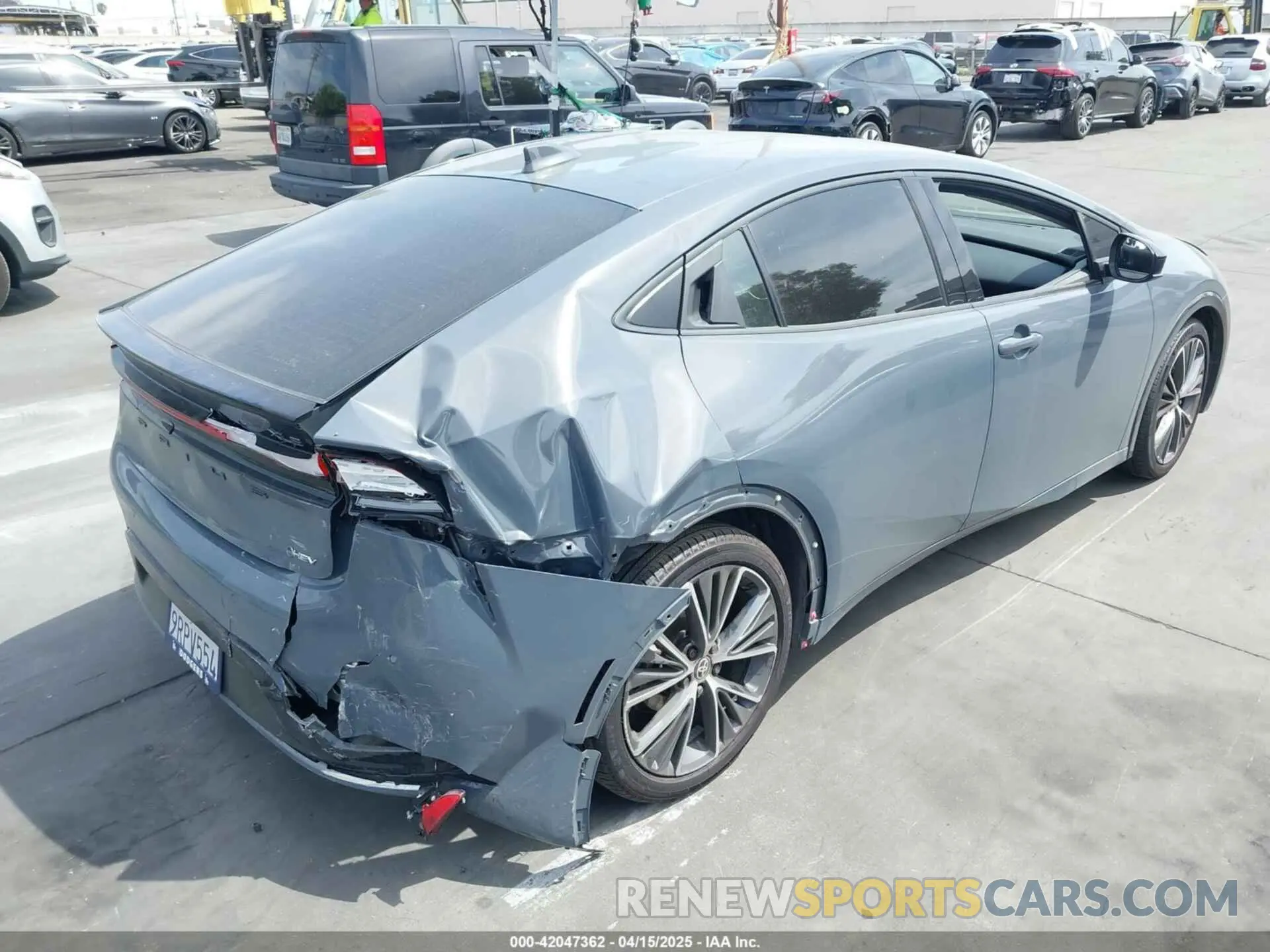 4 Photograph of a damaged car JTDACAAUXP3006206 TOYOTA PRIUS 2023