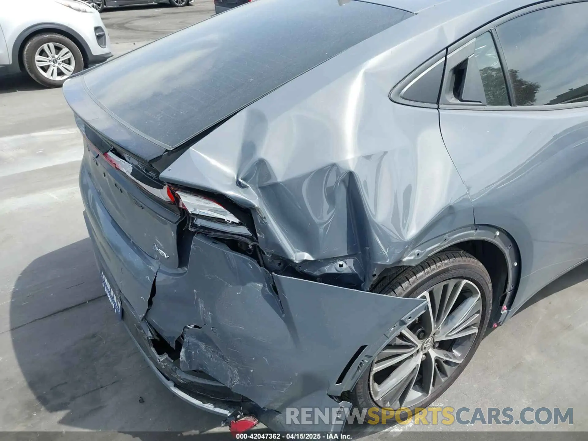 6 Photograph of a damaged car JTDACAAUXP3006206 TOYOTA PRIUS 2023