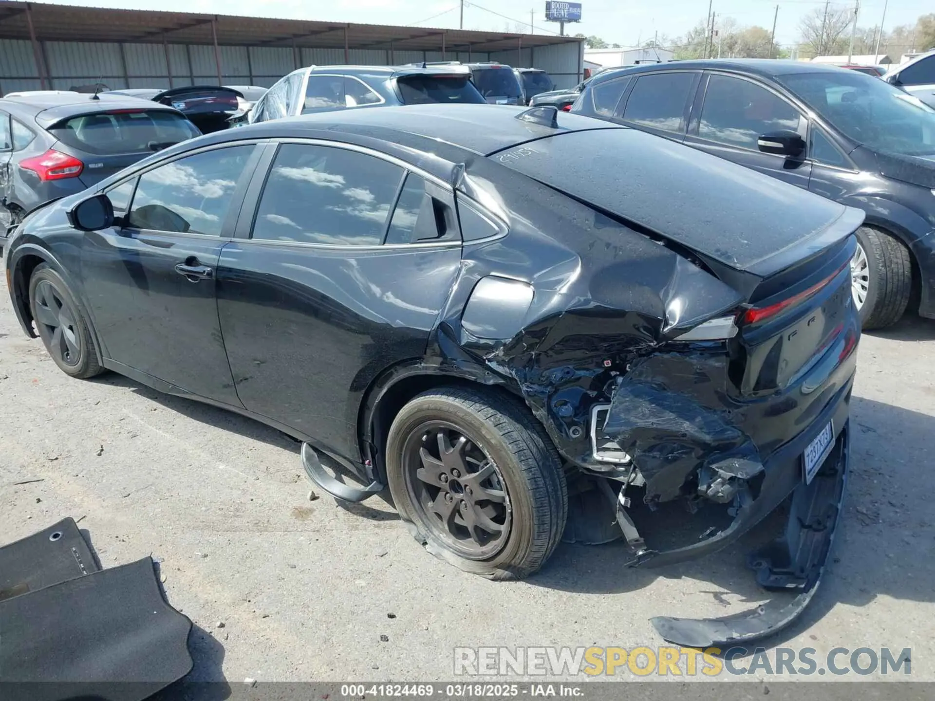 3 Photograph of a damaged car JTDACAAUXP3008201 TOYOTA PRIUS 2023