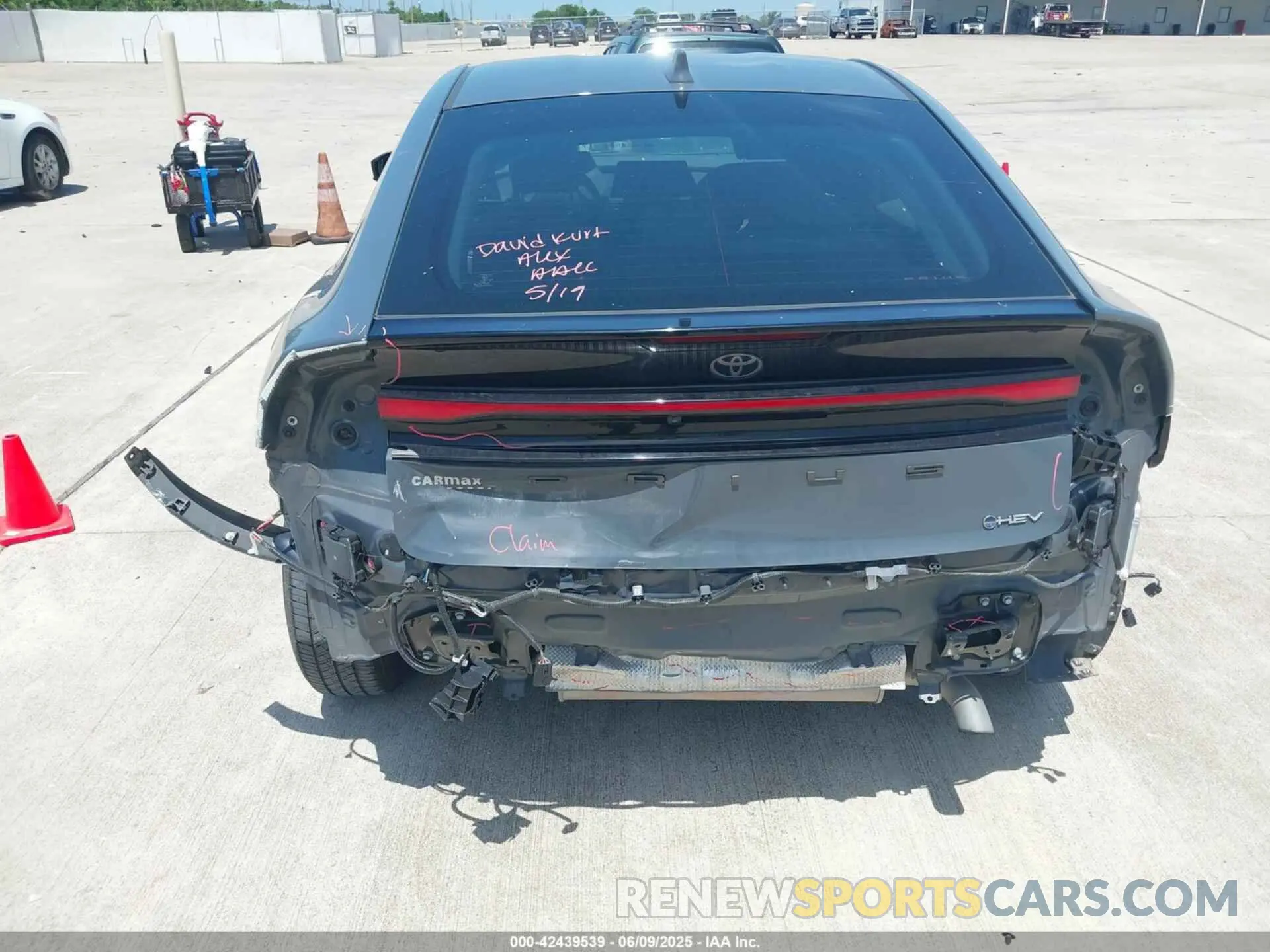 16 Photograph of a damaged car JTDACAAUXP3008831 TOYOTA PRIUS 2023