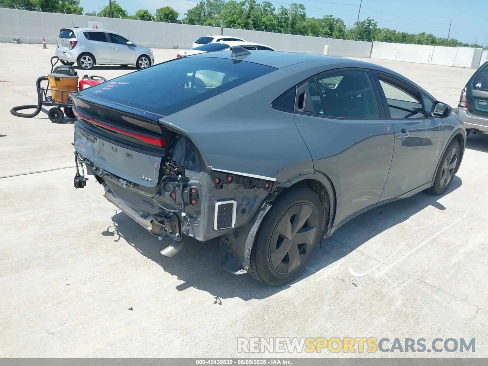 4 Photograph of a damaged car JTDACAAUXP3008831 TOYOTA PRIUS 2023