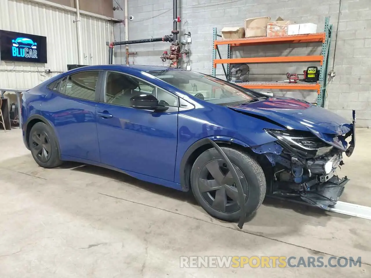 4 Photograph of a damaged car JTDACAAUXP3010661 TOYOTA PRIUS 2023
