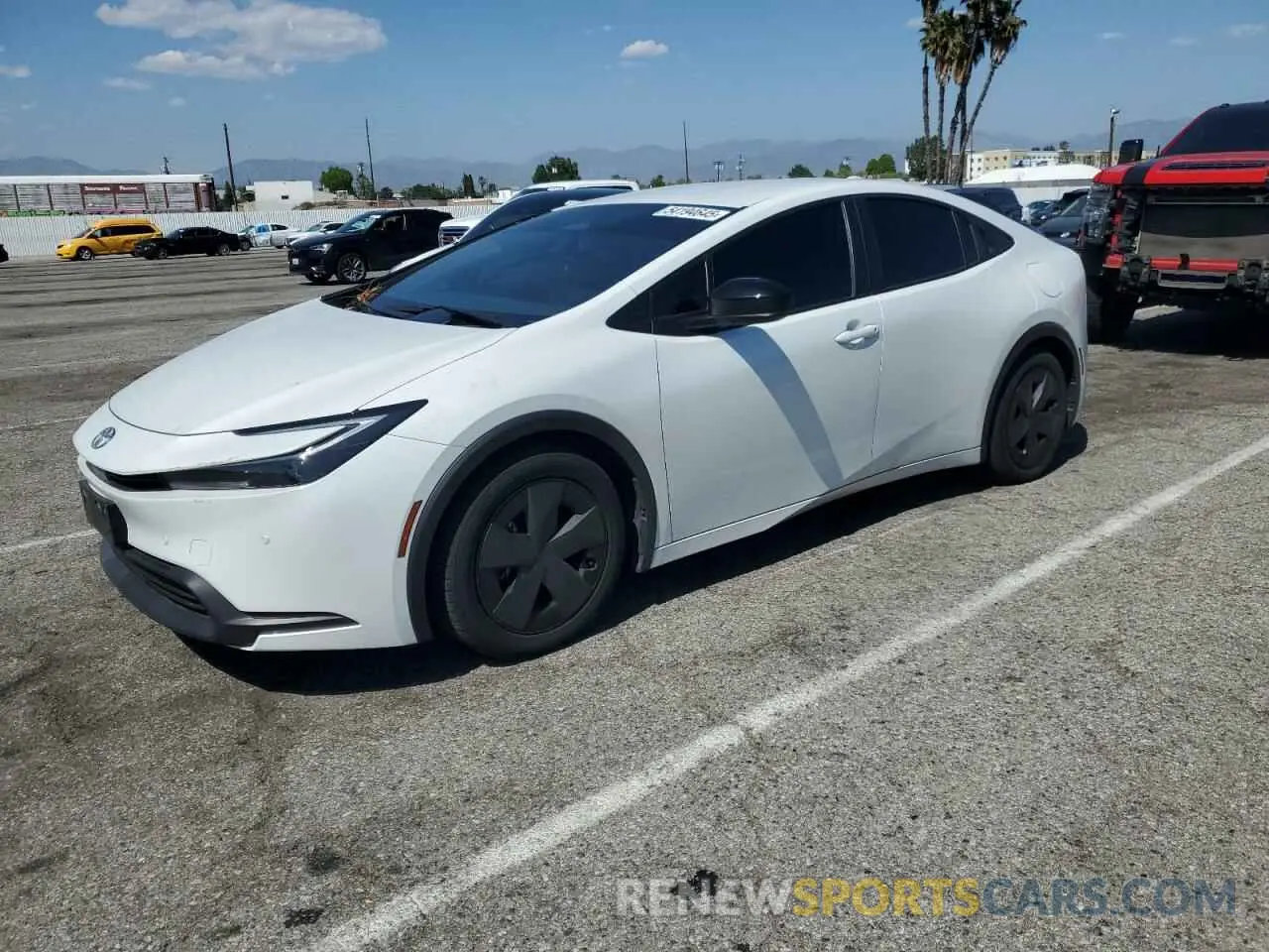 1 Photograph of a damaged car JTDACAAUXP3013799 TOYOTA PRIUS 2023