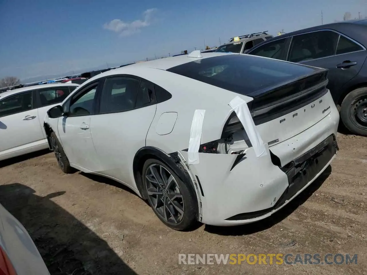 2 Photograph of a damaged car JTDACACU6P3006846 TOYOTA PRIUS 2023