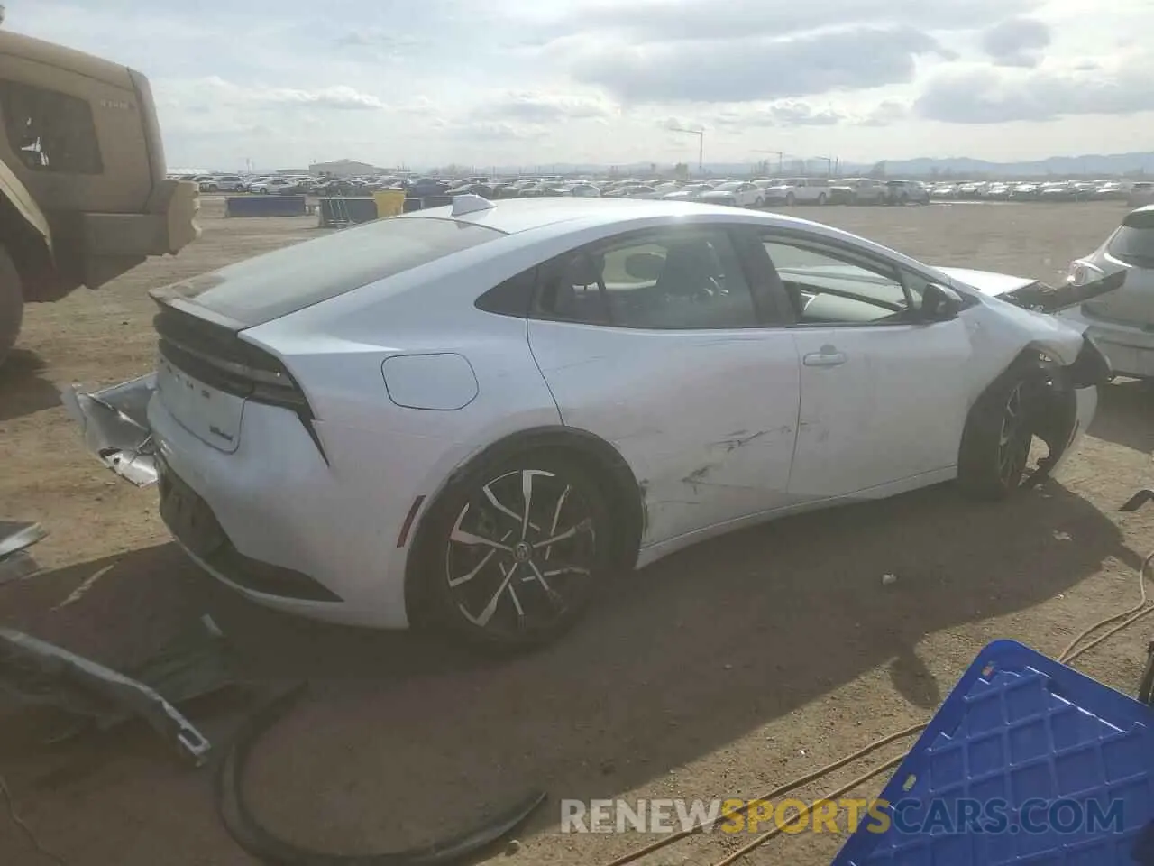 3 Photograph of a damaged car JTDACACU6P3006846 TOYOTA PRIUS 2023