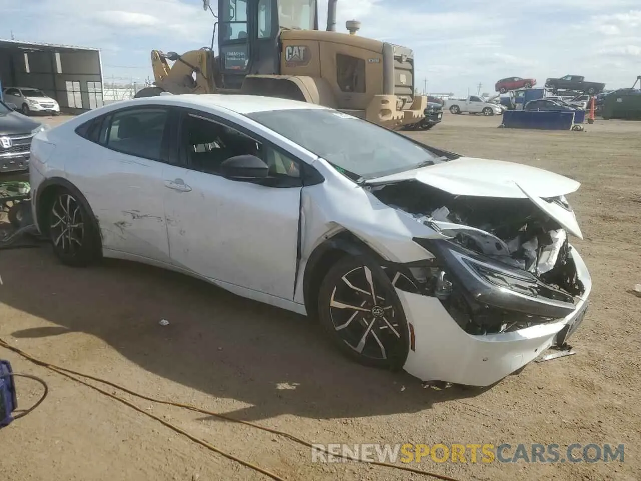 4 Photograph of a damaged car JTDACACU6P3006846 TOYOTA PRIUS 2023