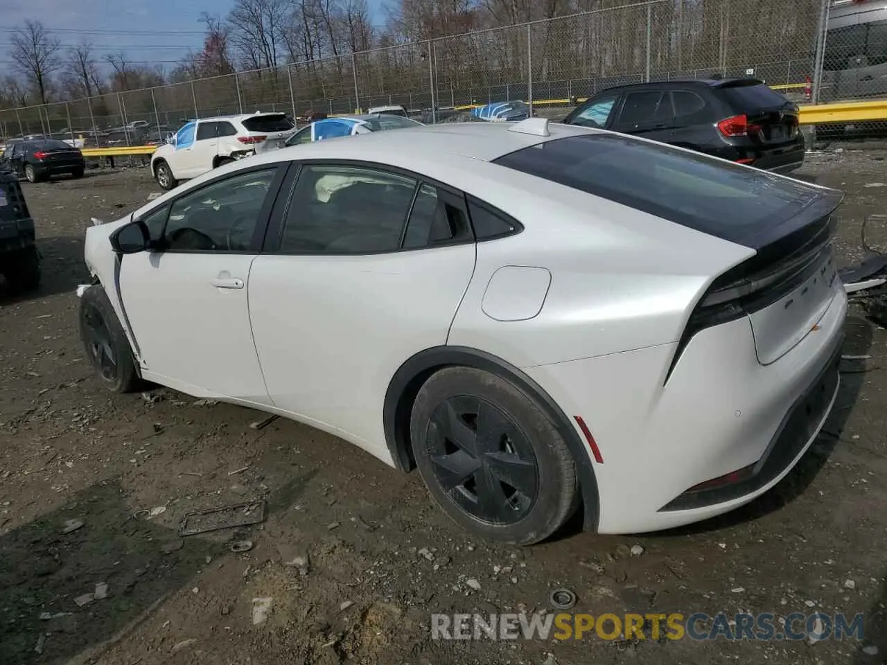 2 Photograph of a damaged car JTDACACU7P3002255 TOYOTA PRIUS 2023