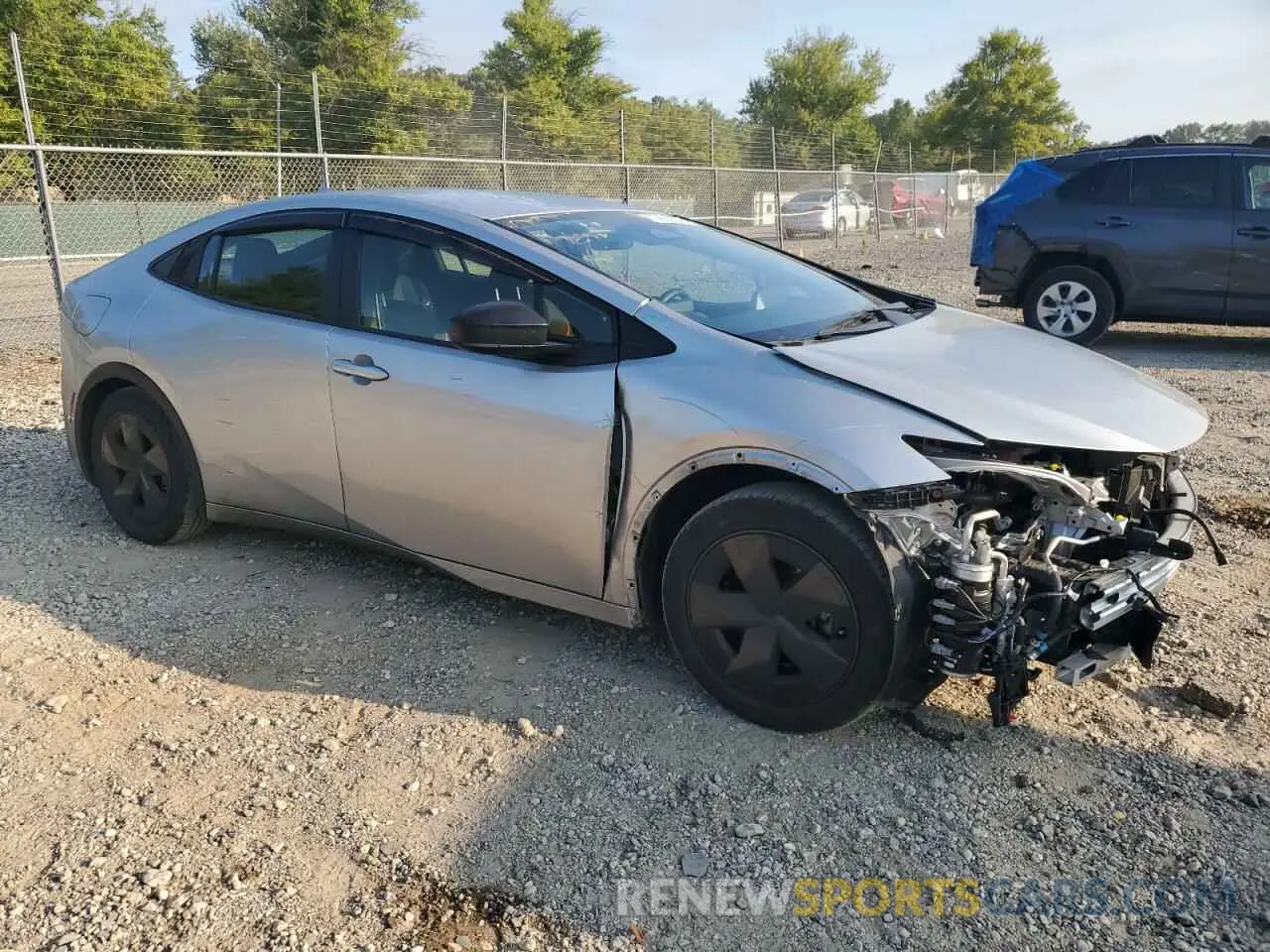 4 Photograph of a damaged car JTDACACU8P3002037 TOYOTA PRIUS 2023