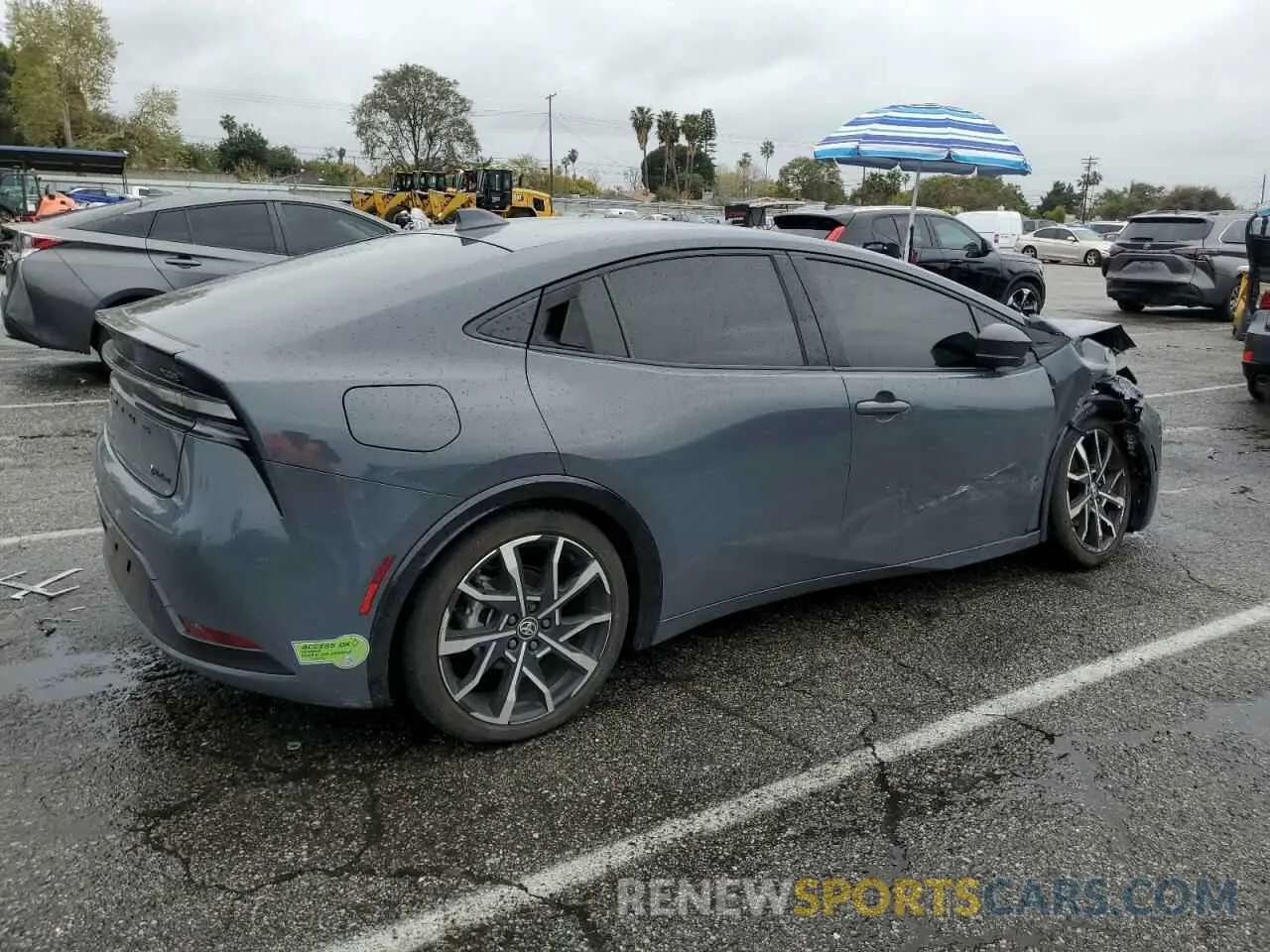 3 Photograph of a damaged car JTDACACU9P3001916 TOYOTA PRIUS 2023