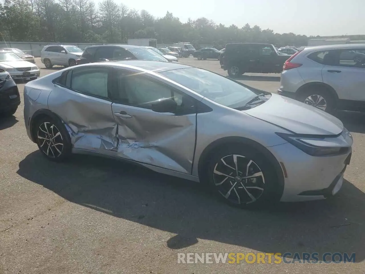 4 Photograph of a damaged car JTDACACU9P3004170 TOYOTA PRIUS 2023