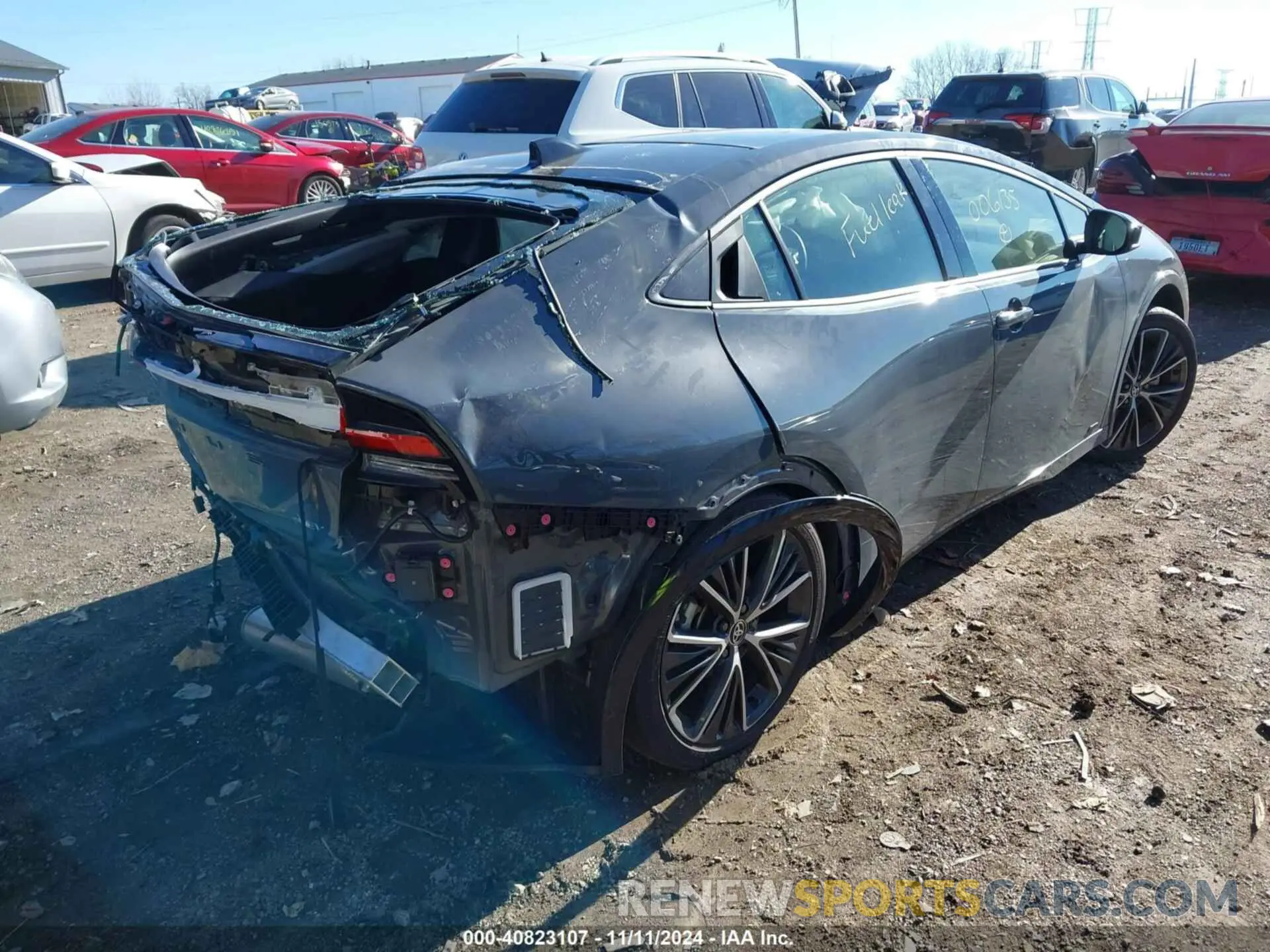 4 Photograph of a damaged car JTDADABU8P3006135 TOYOTA PRIUS 2023