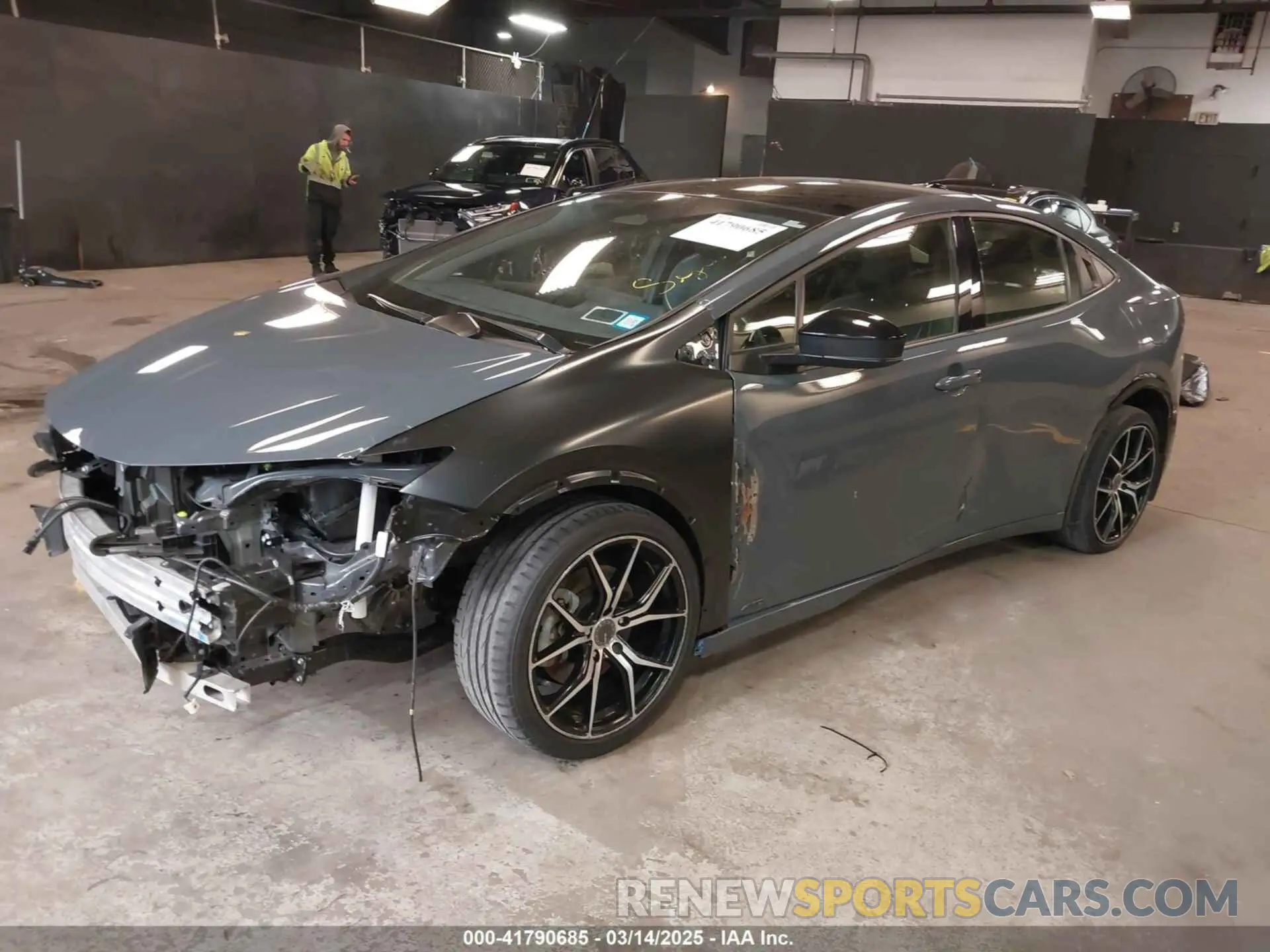 2 Photograph of a damaged car JTDADABU9P3005317 TOYOTA PRIUS 2023