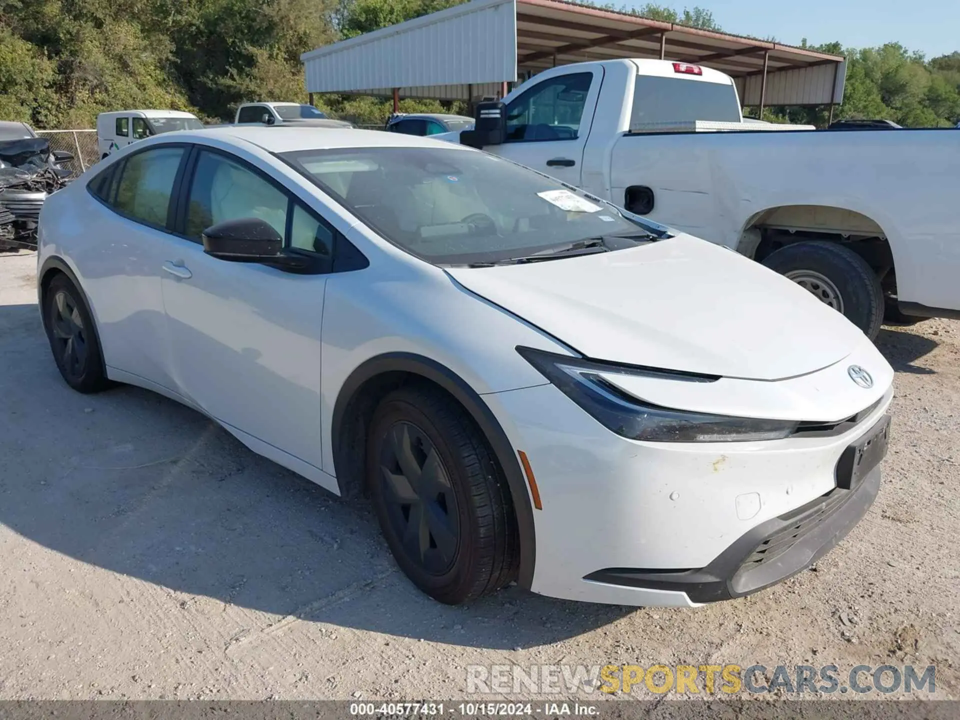 1 Photograph of a damaged car JTDACAAU0R3018447 TOYOTA PRIUS 2024