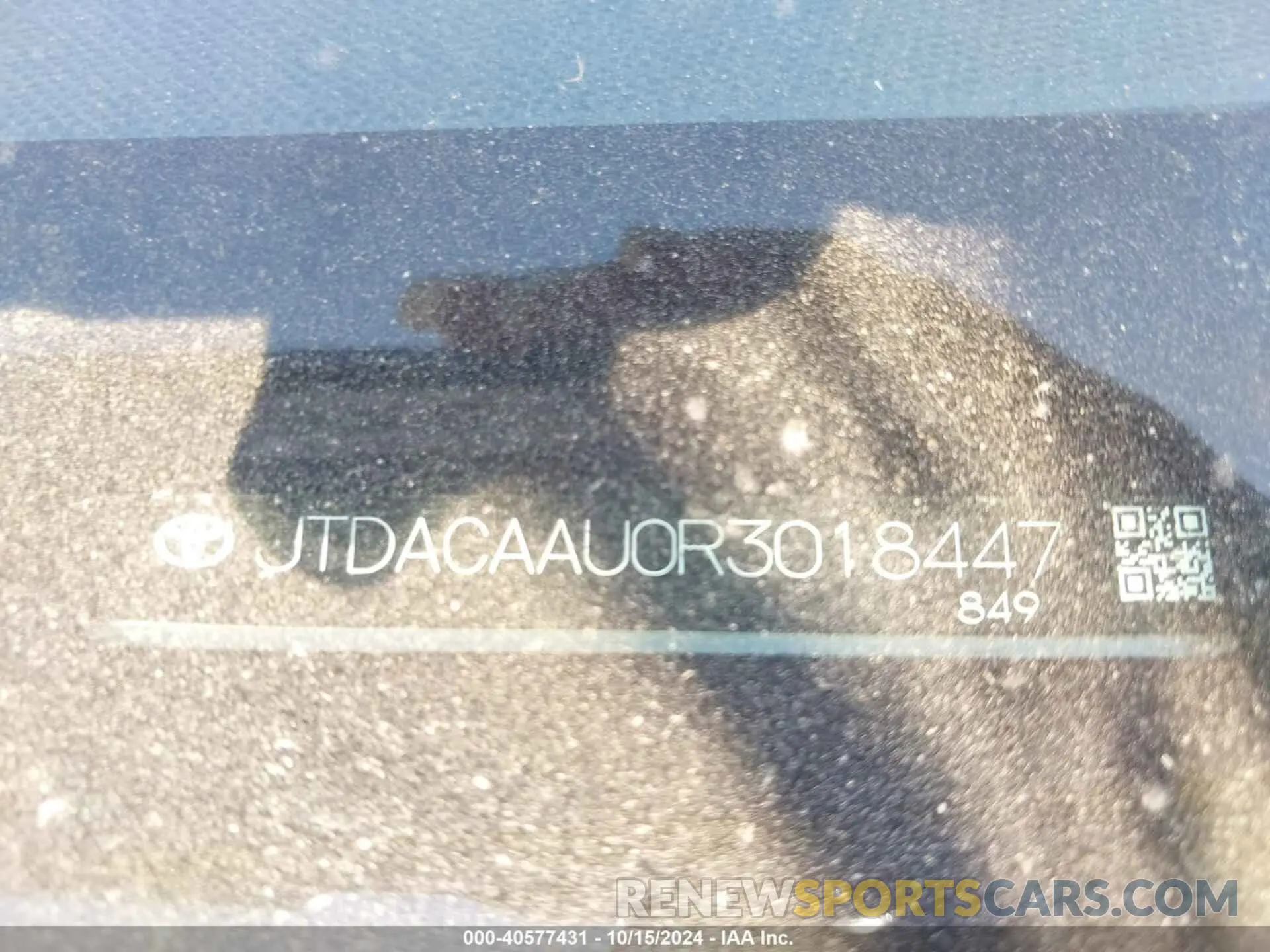 9 Photograph of a damaged car JTDACAAU0R3018447 TOYOTA PRIUS 2024