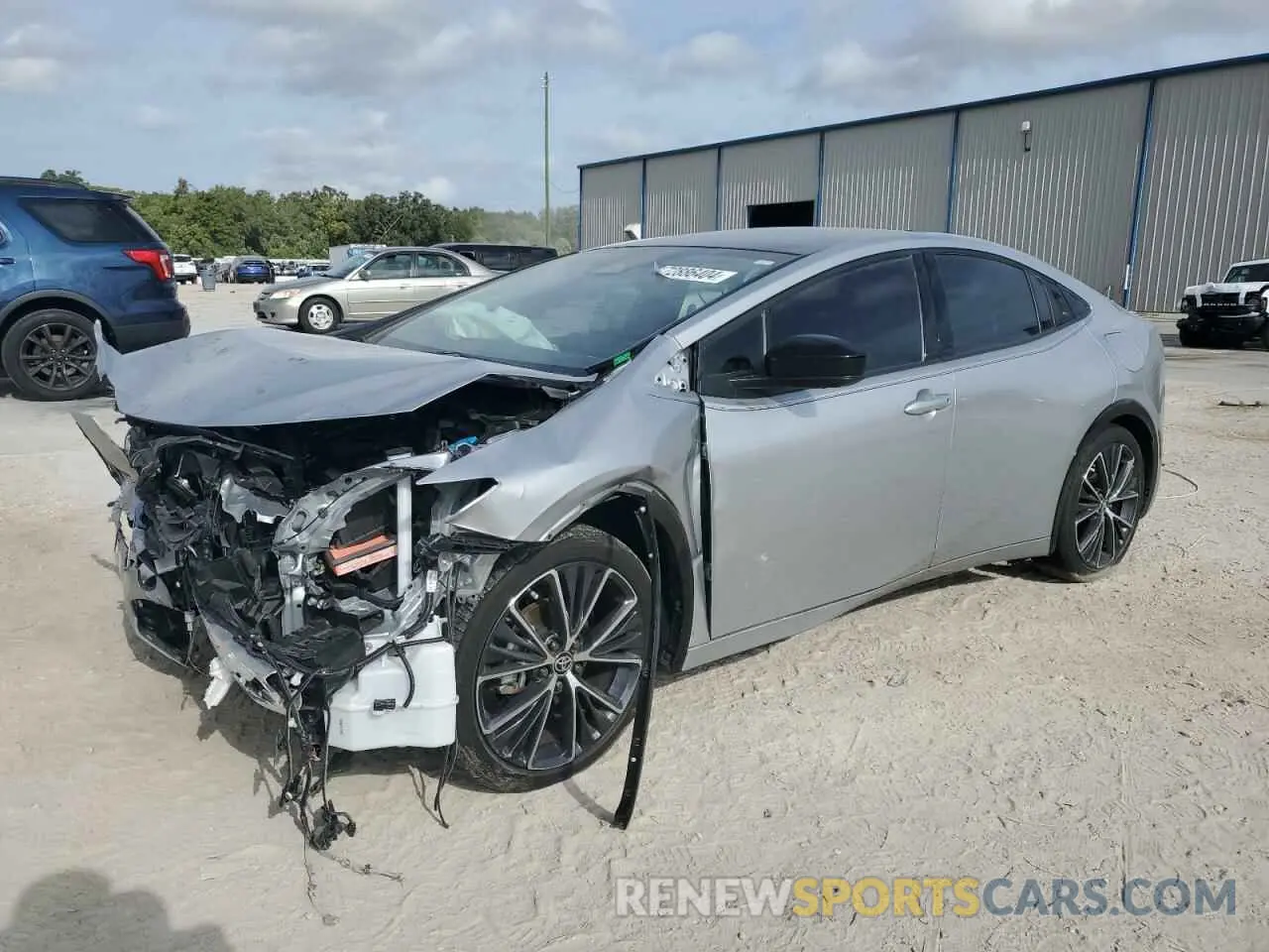 1 Photograph of a damaged car JTDACAAU0R3020344 TOYOTA PRIUS 2024