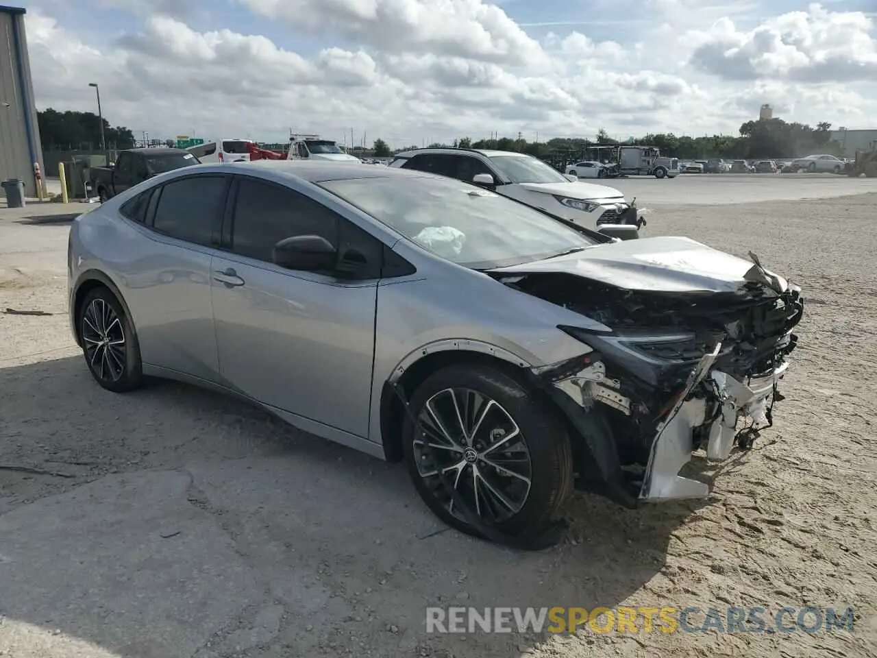 4 Photograph of a damaged car JTDACAAU0R3020344 TOYOTA PRIUS 2024