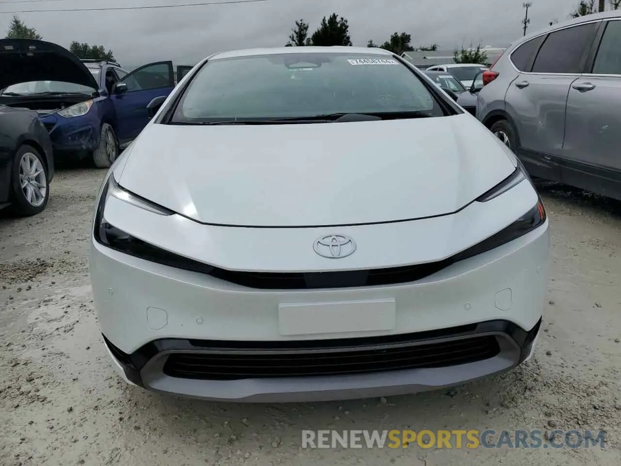 5 Photograph of a damaged car JTDACAAU0R3021218 TOYOTA PRIUS 2024
