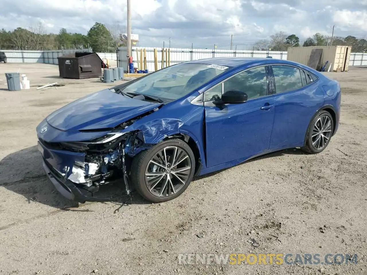 1 Photograph of a damaged car JTDACAAU0R3042358 TOYOTA PRIUS 2024