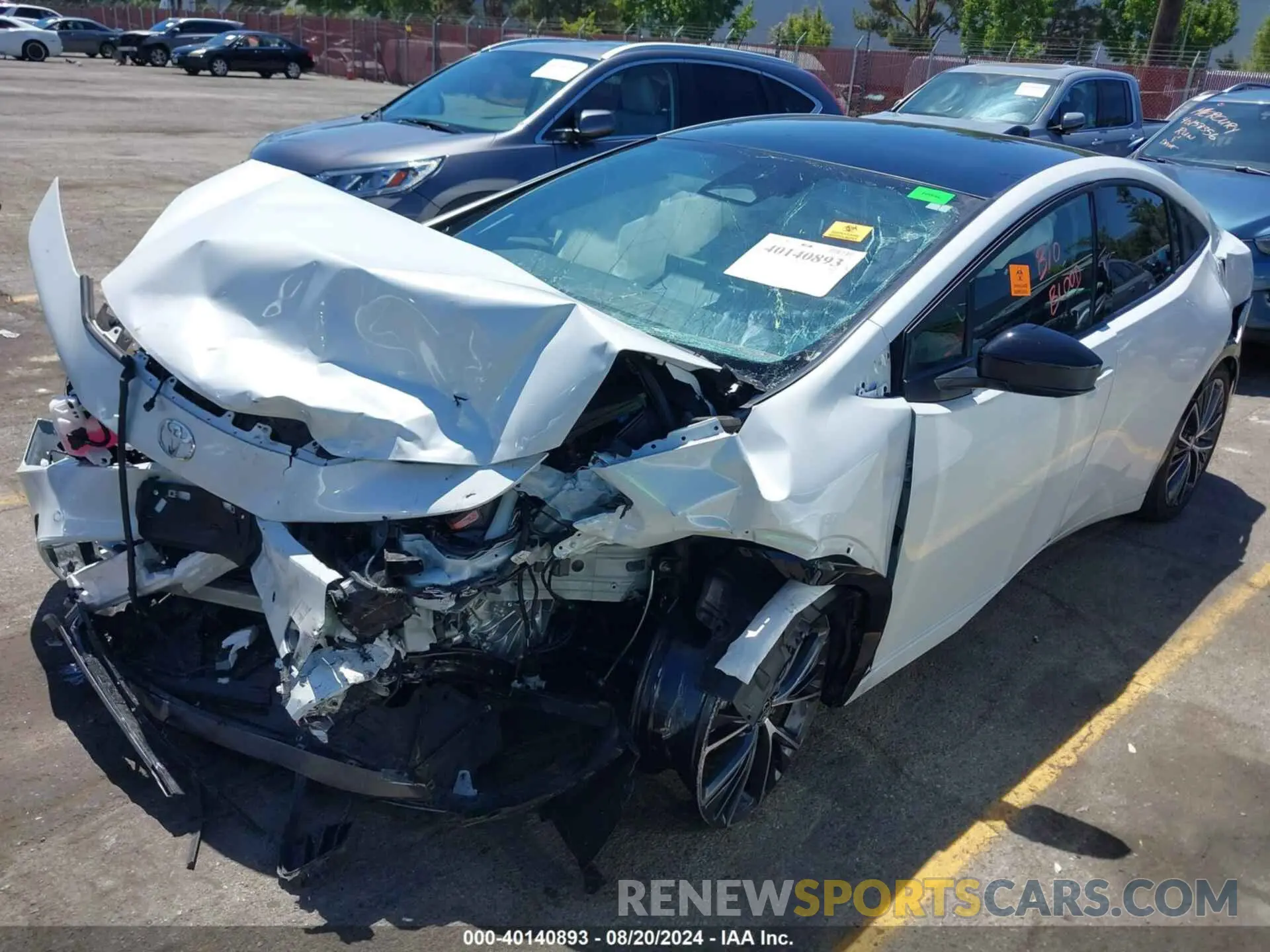 2 Photograph of a damaged car JTDACAAU1R3015637 TOYOTA PRIUS 2024