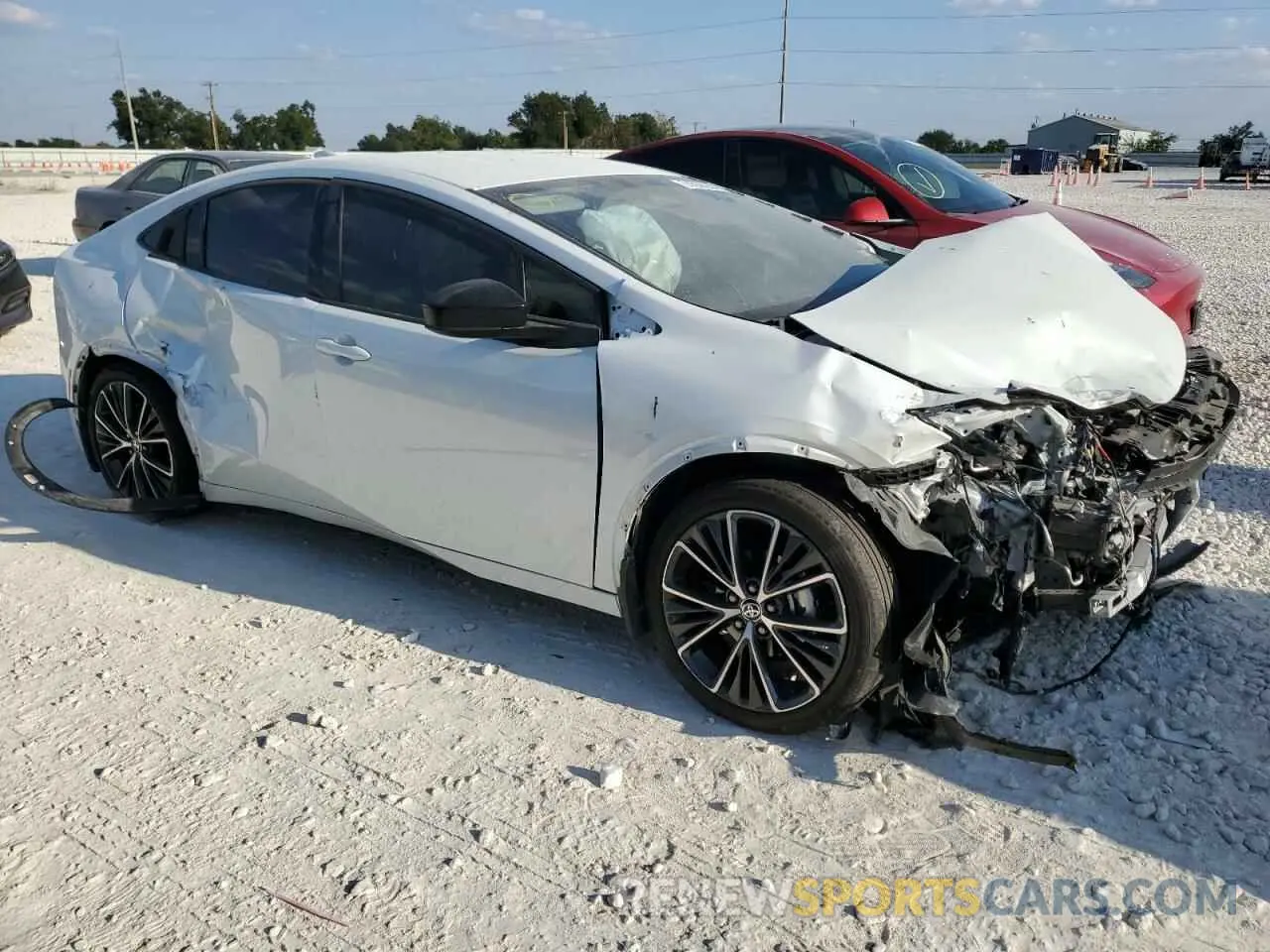 4 Photograph of a damaged car JTDACAAU1R3022166 TOYOTA PRIUS 2024