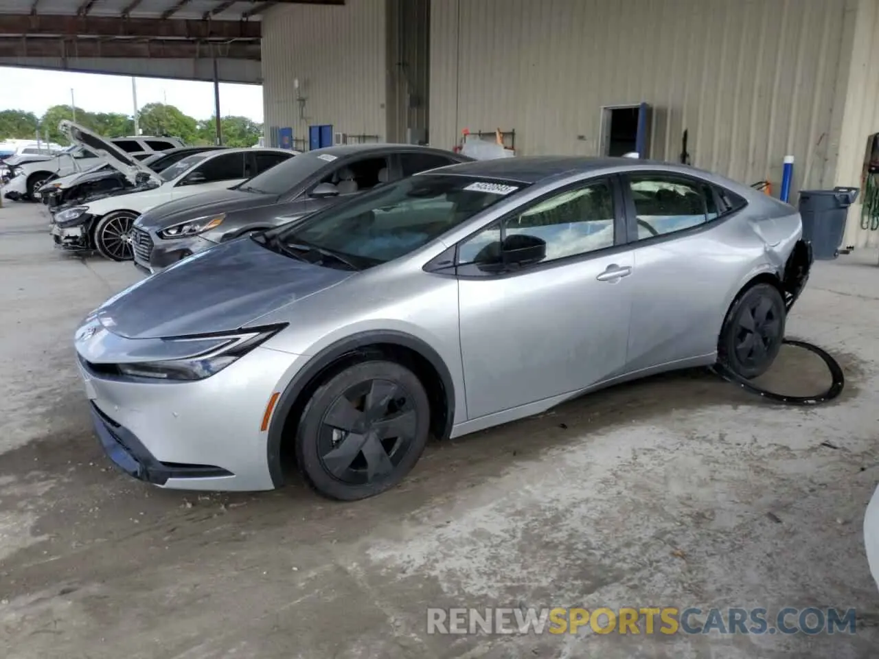 1 Photograph of a damaged car JTDACAAU1R3040506 TOYOTA PRIUS 2024