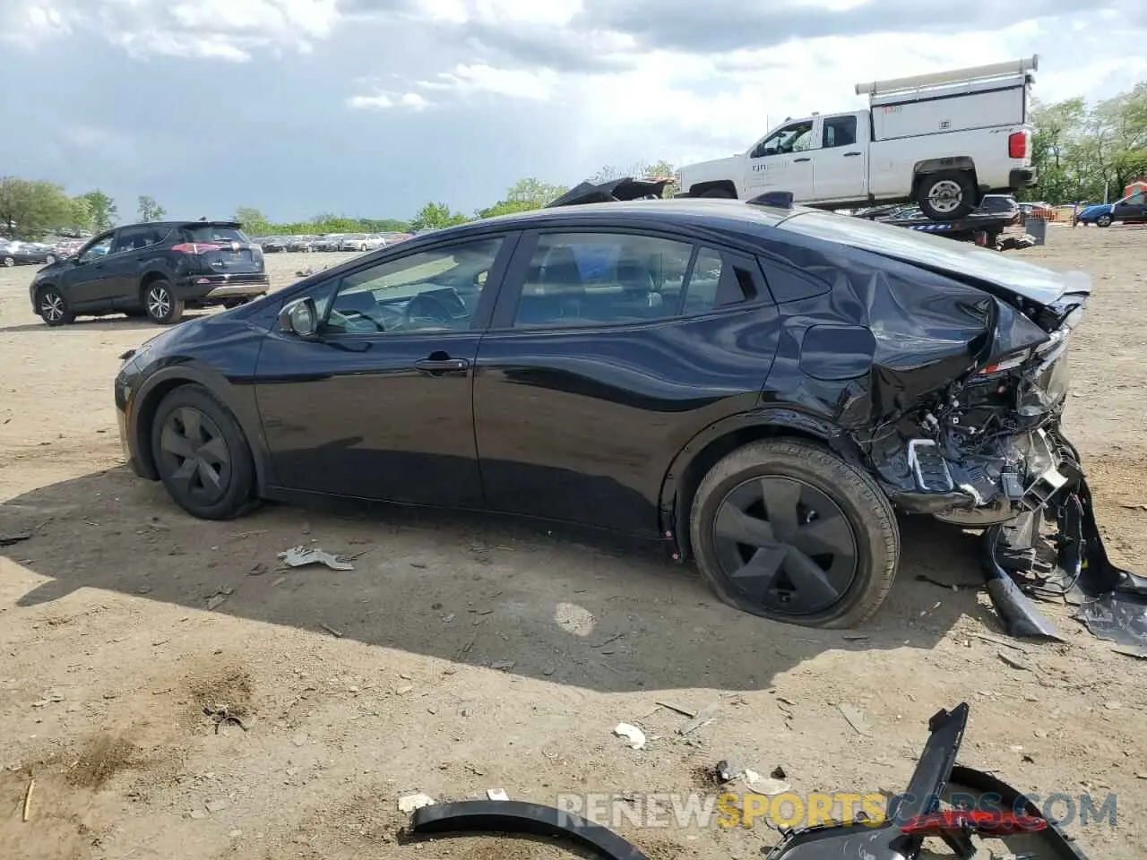 2 Photograph of a damaged car JTDACAAU1R3047729 TOYOTA PRIUS 2024