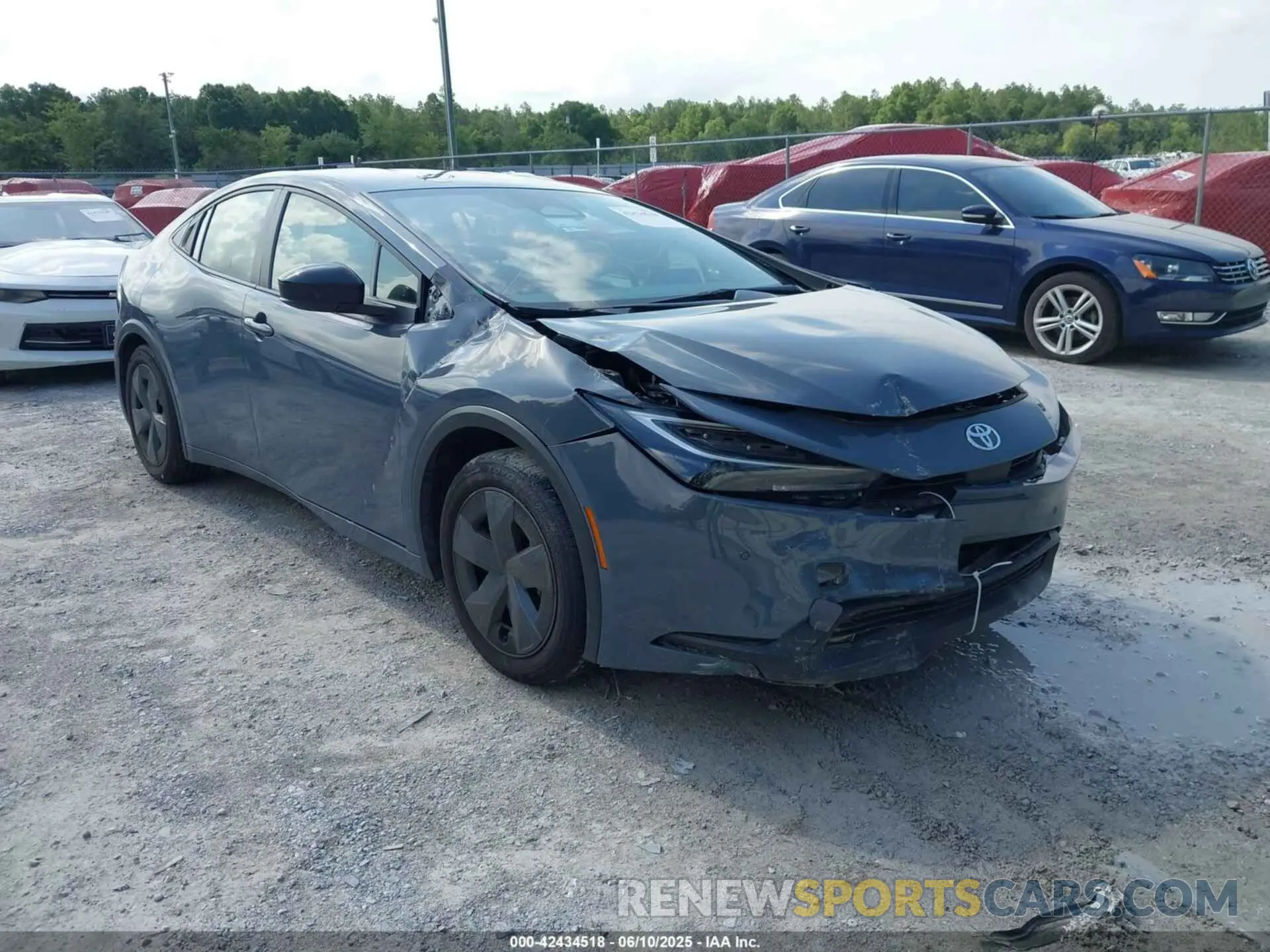 1 Photograph of a damaged car JTDACAAU2R3020216 TOYOTA PRIUS 2024