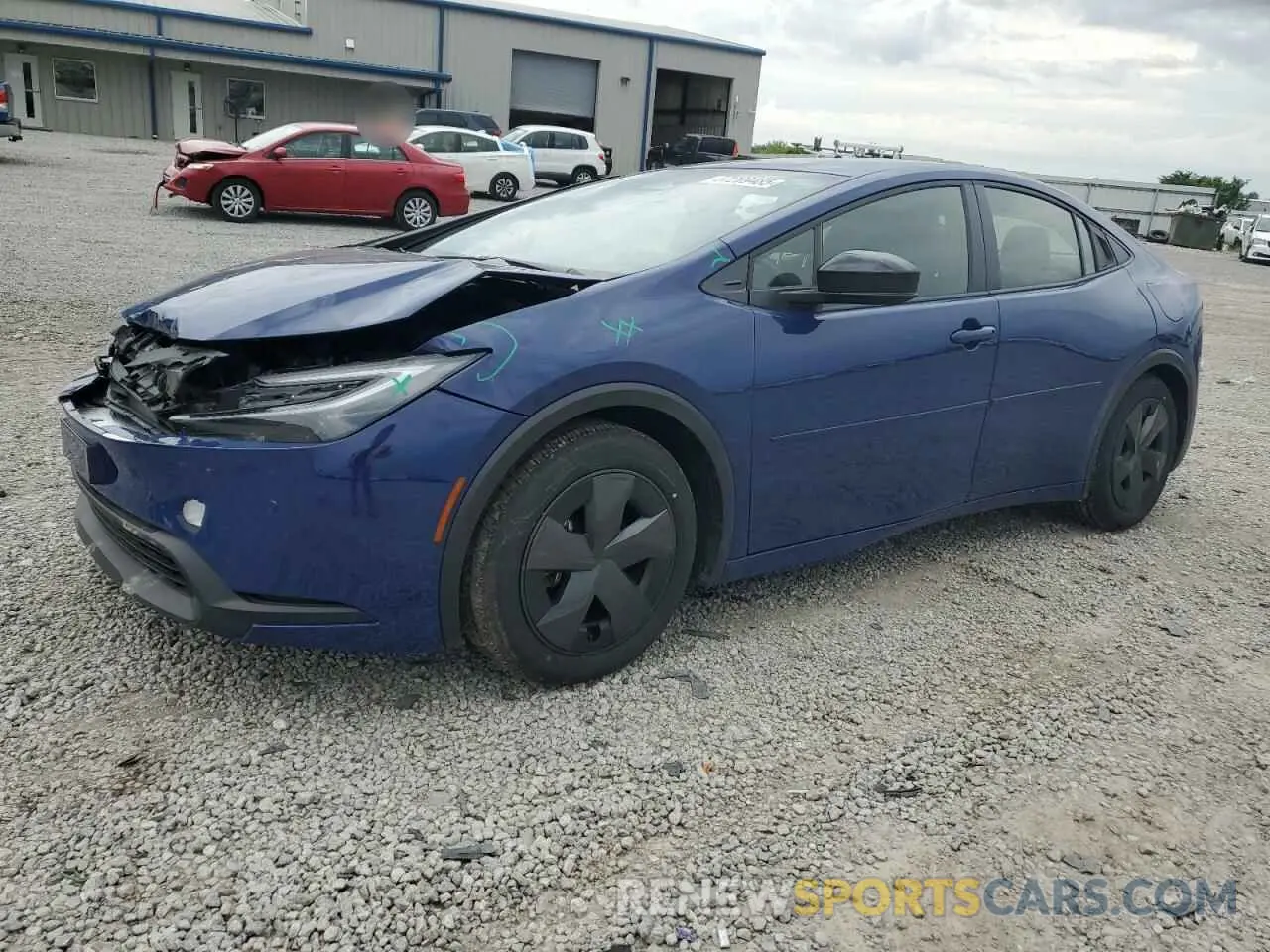 1 Photograph of a damaged car JTDACAAU2R3035010 TOYOTA PRIUS 2024
