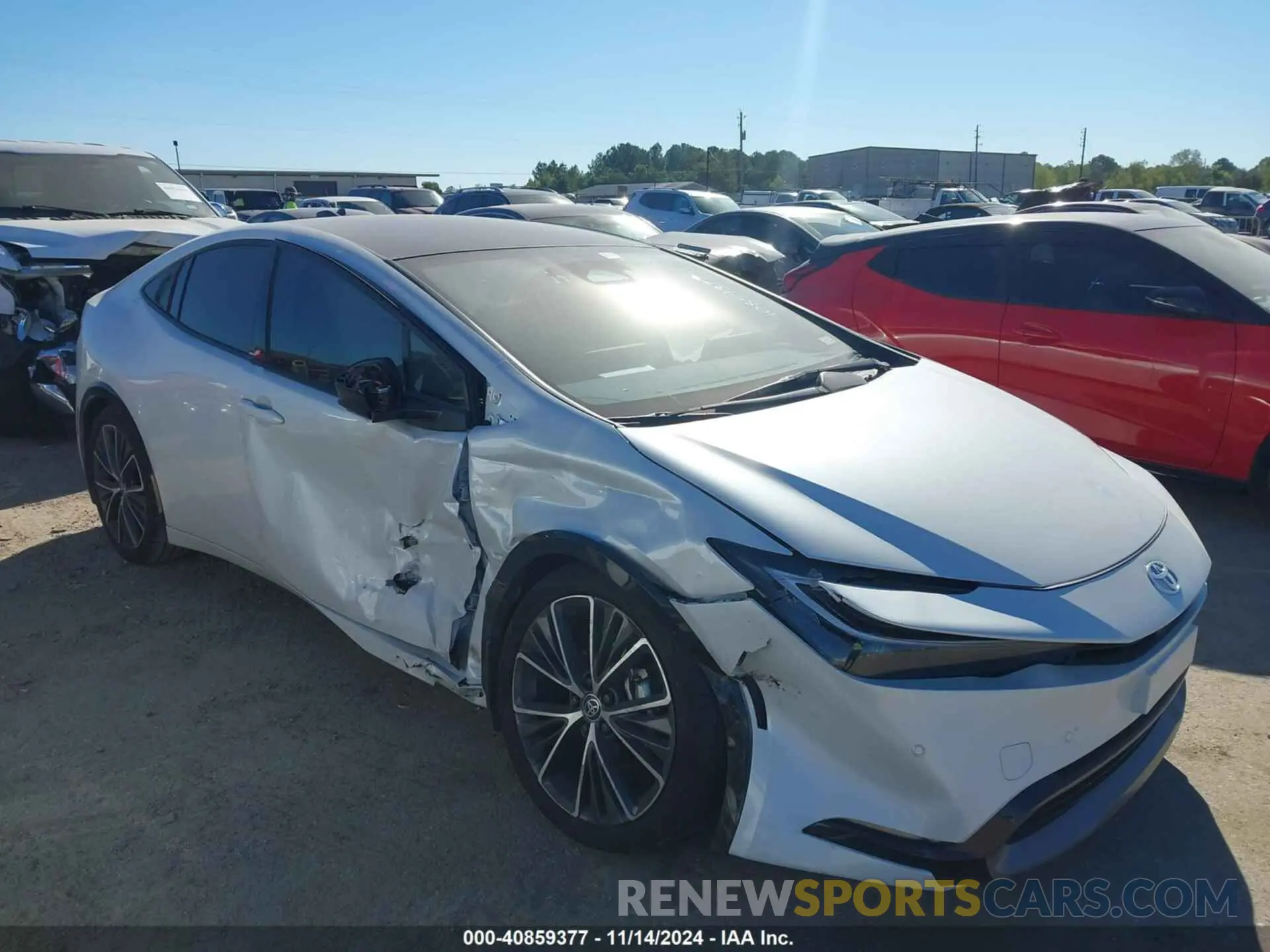 1 Photograph of a damaged car JTDACAAU3R3018992 TOYOTA PRIUS 2024