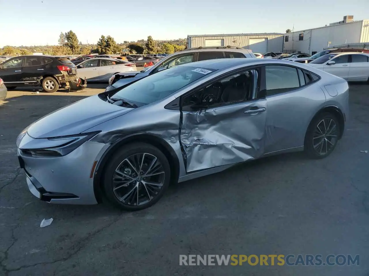 1 Photograph of a damaged car JTDACAAU3R3030463 TOYOTA PRIUS 2024