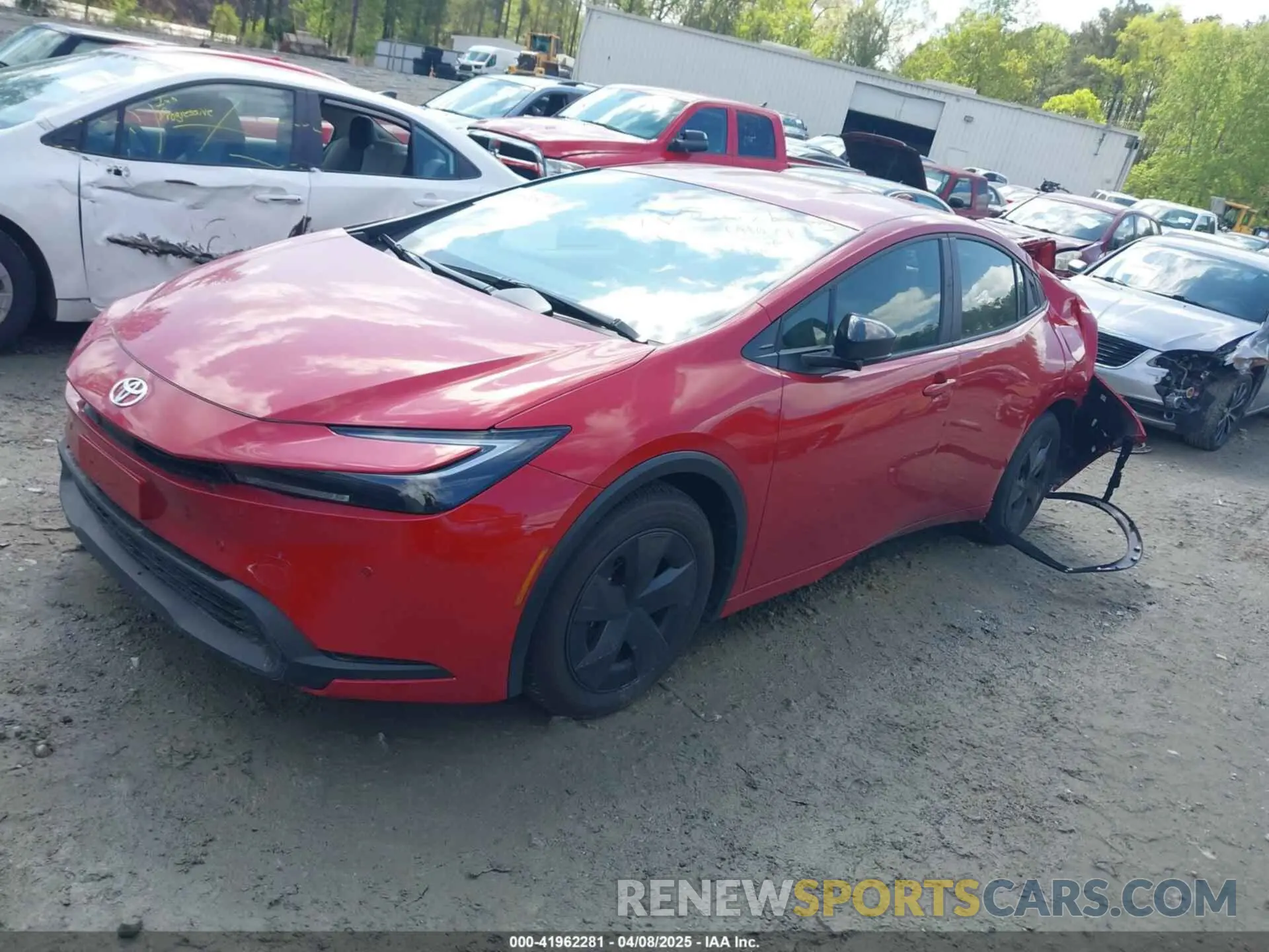 2 Photograph of a damaged car JTDACAAU3R3041074 TOYOTA PRIUS 2024